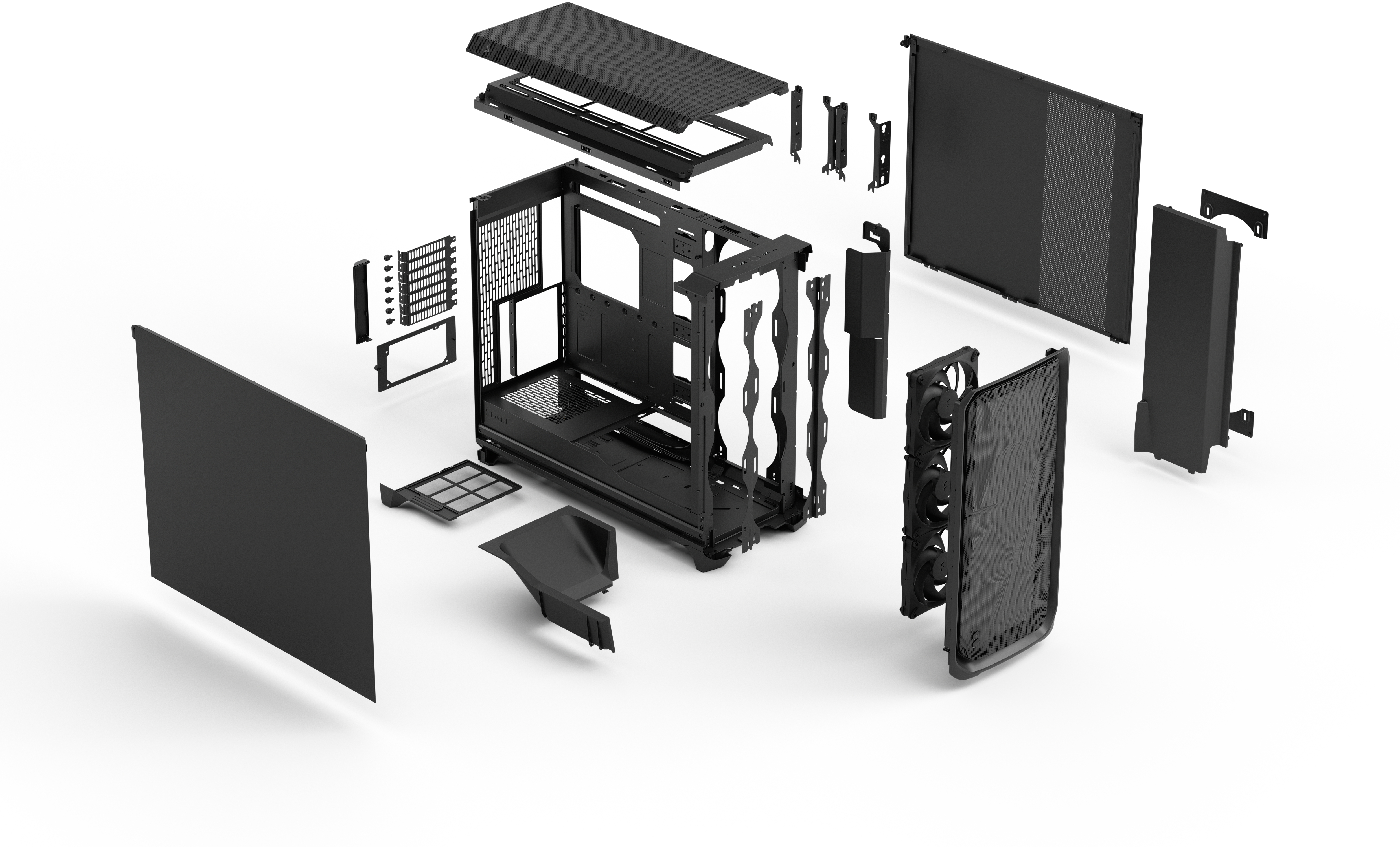 Fractal Design - Caixa E-ATX Fractal Design Meshify 3 XL Black Solid