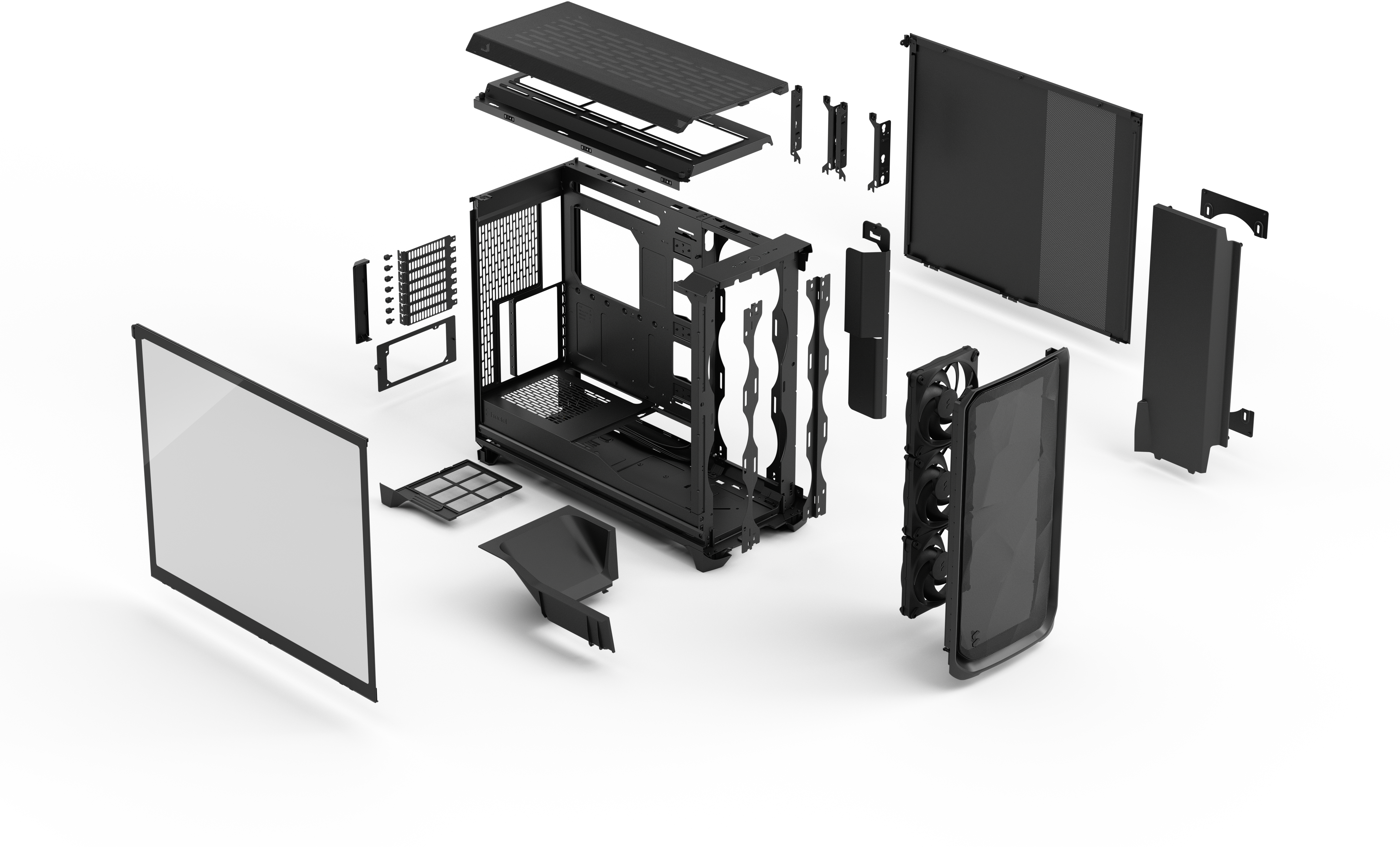 Fractal Design - Caixa E-ATX Fractal Design Meshify 3 XL Black TG Light Tint