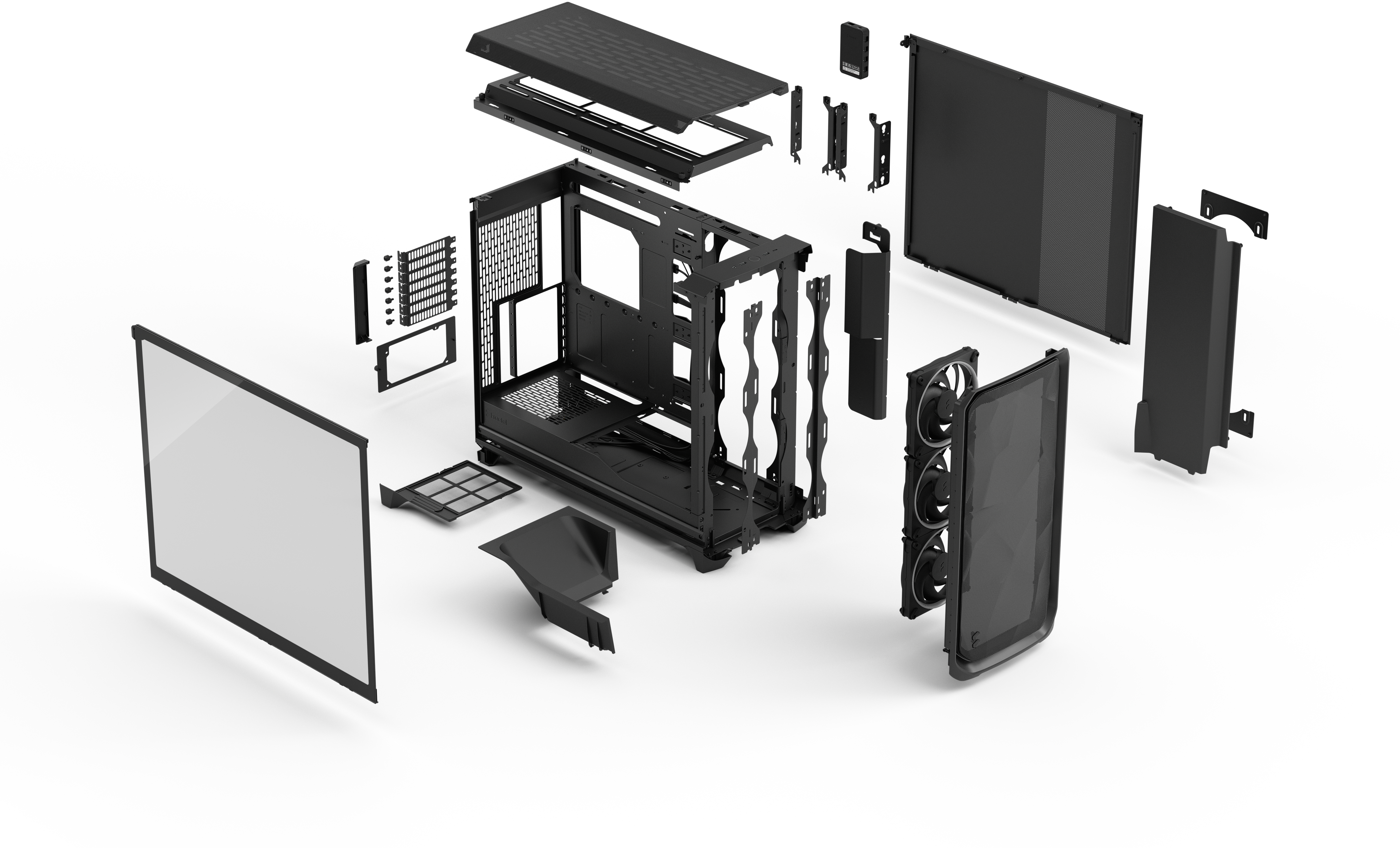 Fractal Design - Caixa E-ATX Fractal Design Meshify 3 XL Ambience Pro RGB Preta TG Light Tint