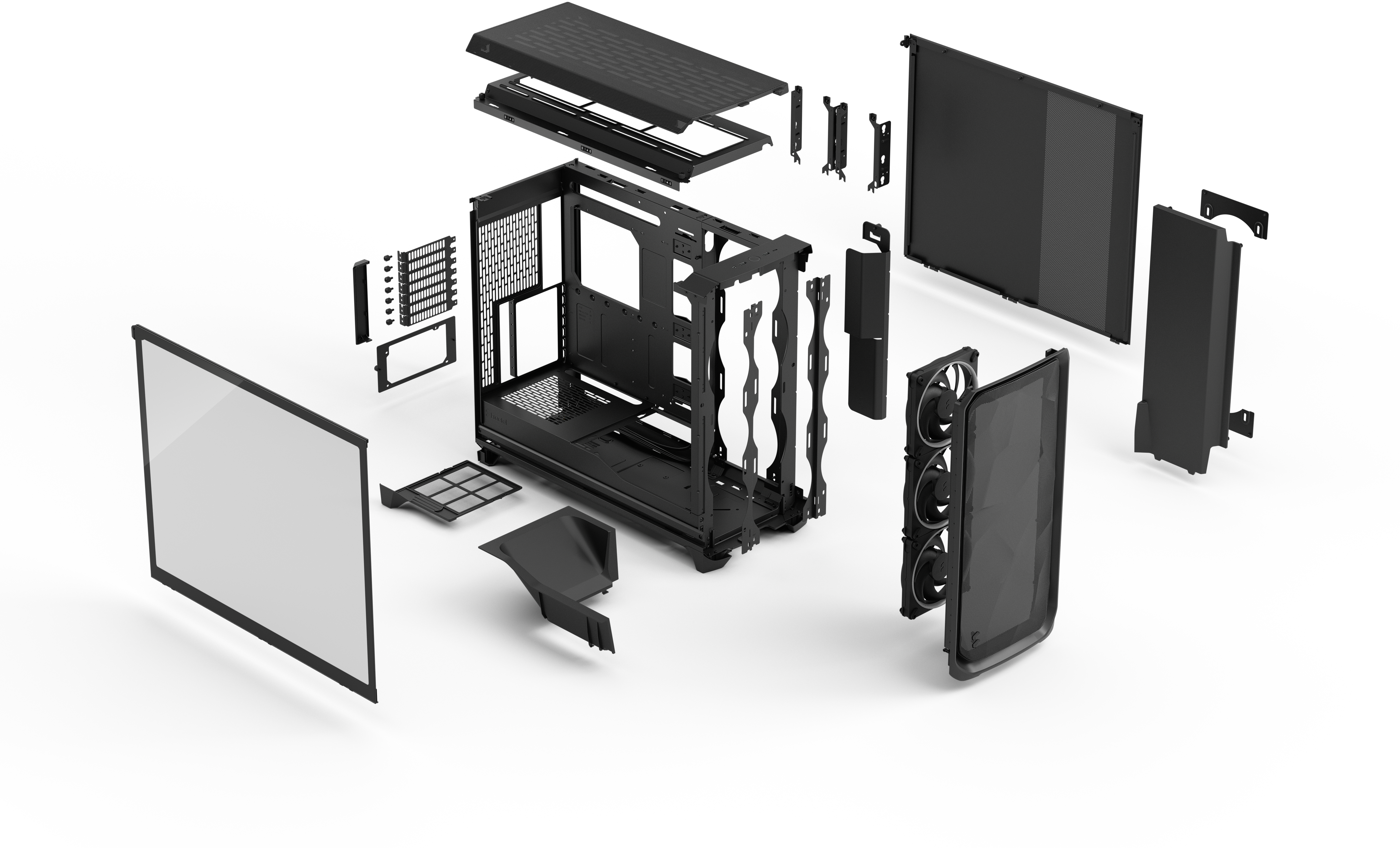 Fractal Design - Caixa E-ATX Fractal Design Meshify 3 XL RGB Preta TG Light Tint