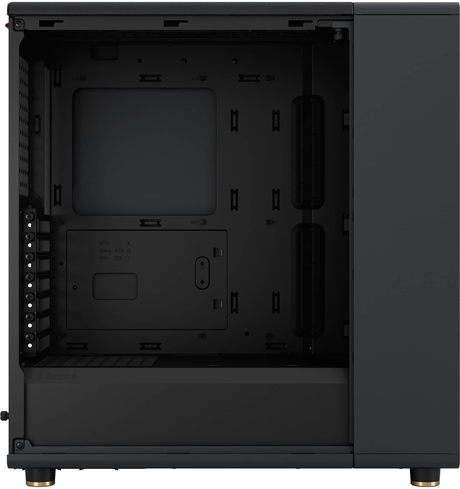 Fractal Design - Caixa ATX Fractal Design North Black Carbon TG