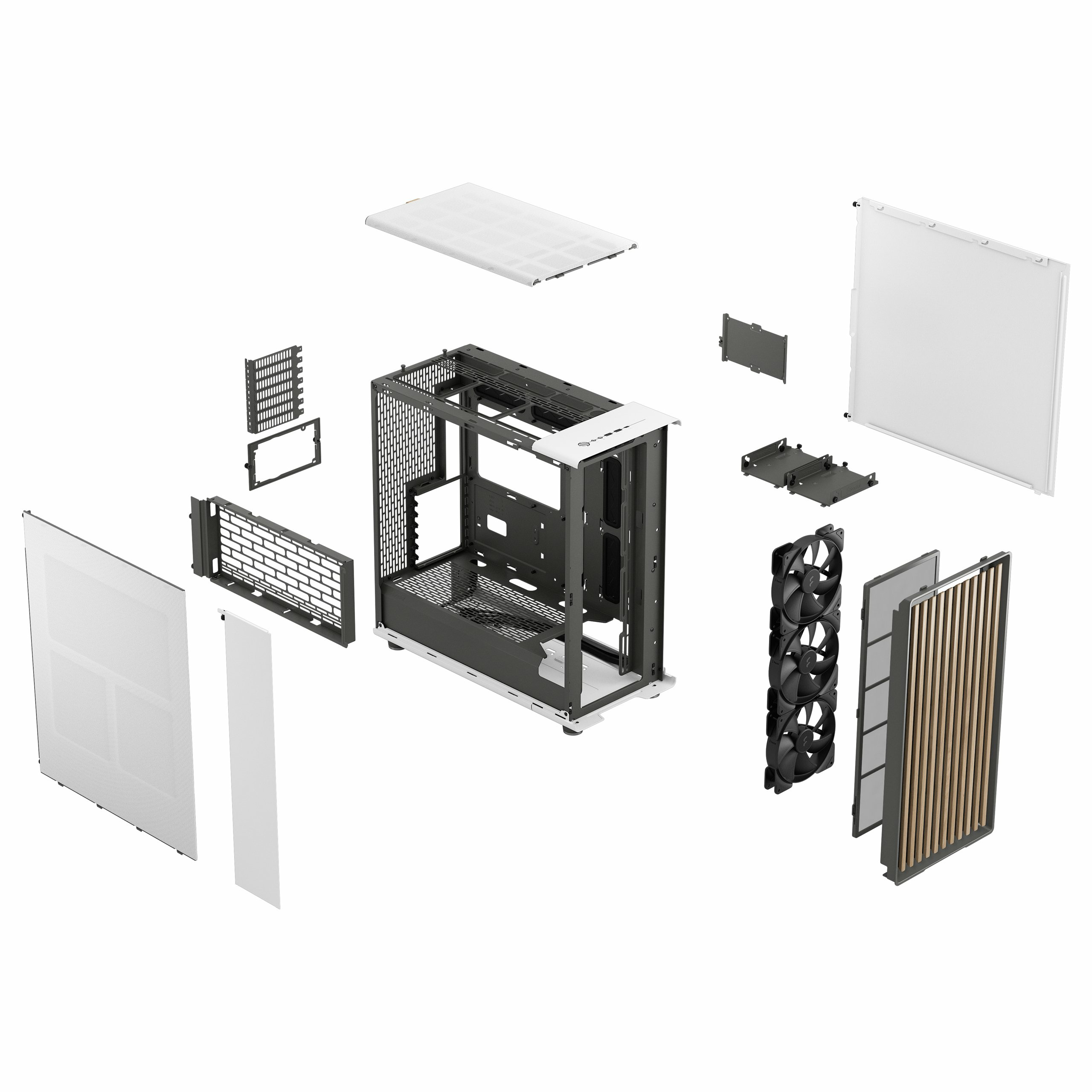 Fractal Design - Caixa E-ATX Fractal Design North XL Chalk White