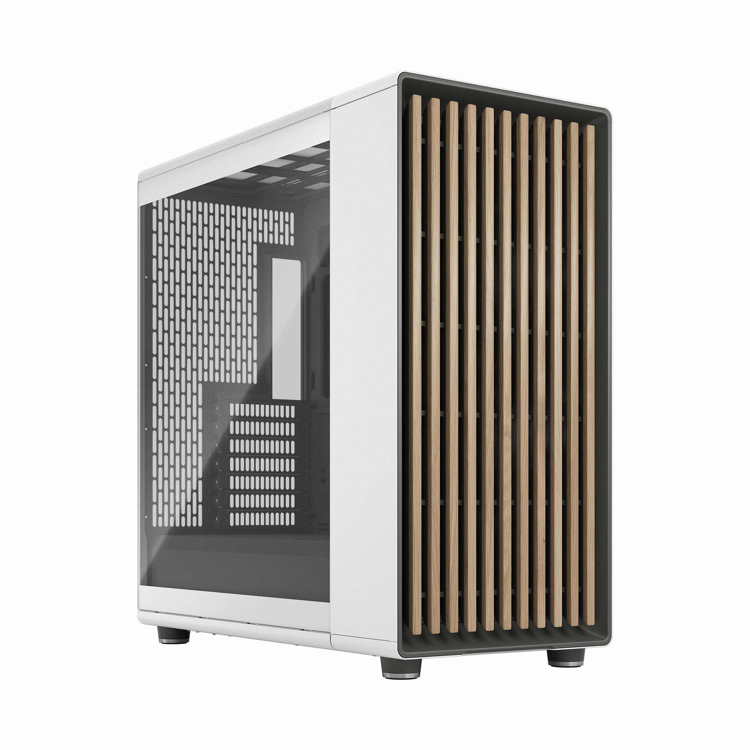 Picture of Picture of Caixa E-ATX Fractal Design North XL Chalk White TG Clear