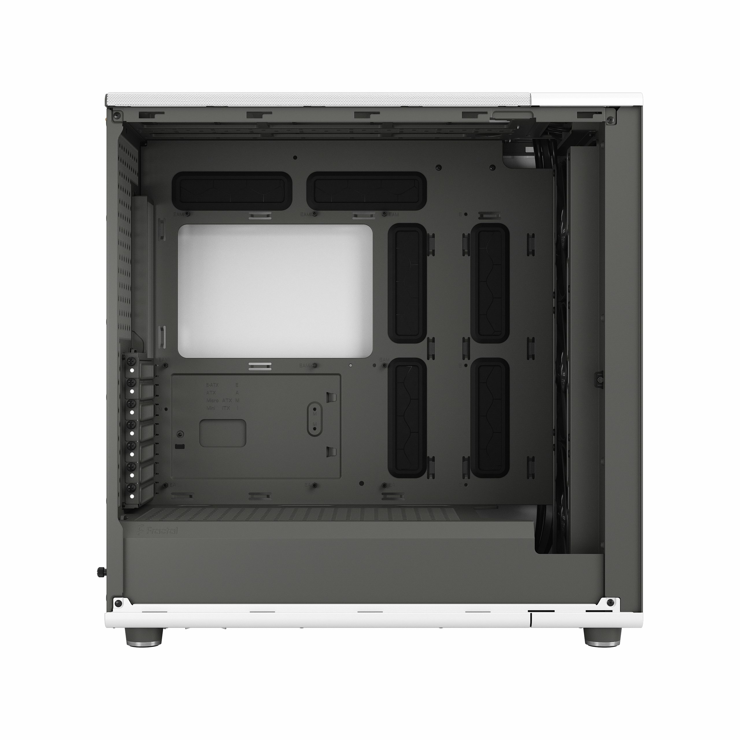 Fractal Design - Caixa E-ATX Fractal Design North XL Chalk White TG Clear
