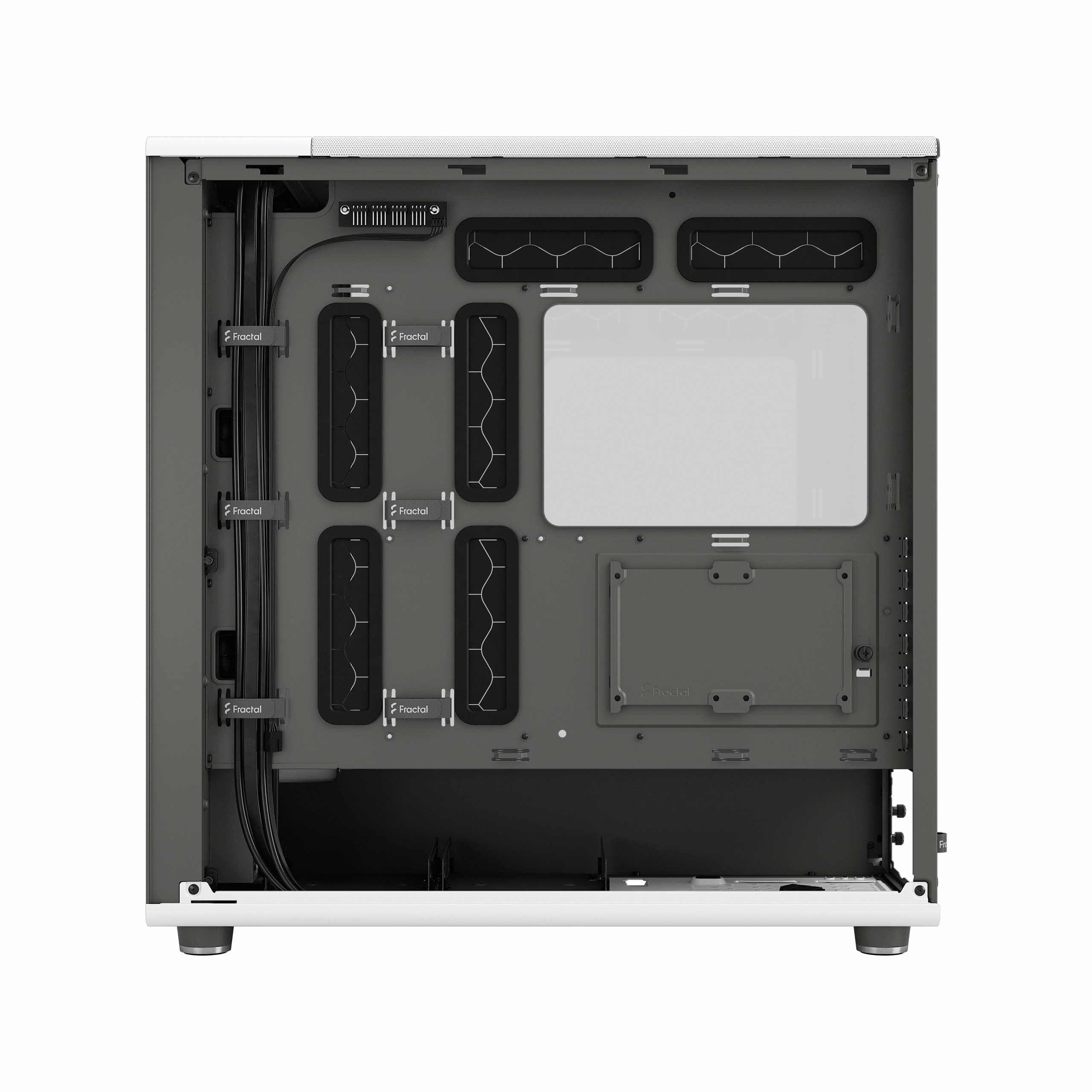 Fractal Design - Caixa E-ATX Fractal Design North XL Chalk White TG Clear