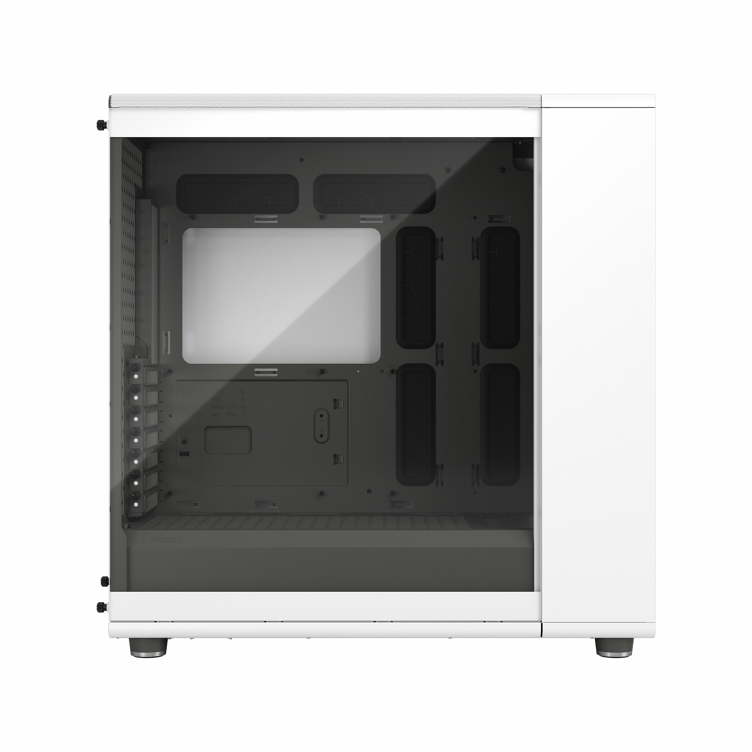 Fractal Design - Caixa E-ATX Fractal Design North XL Chalk White TG Clear