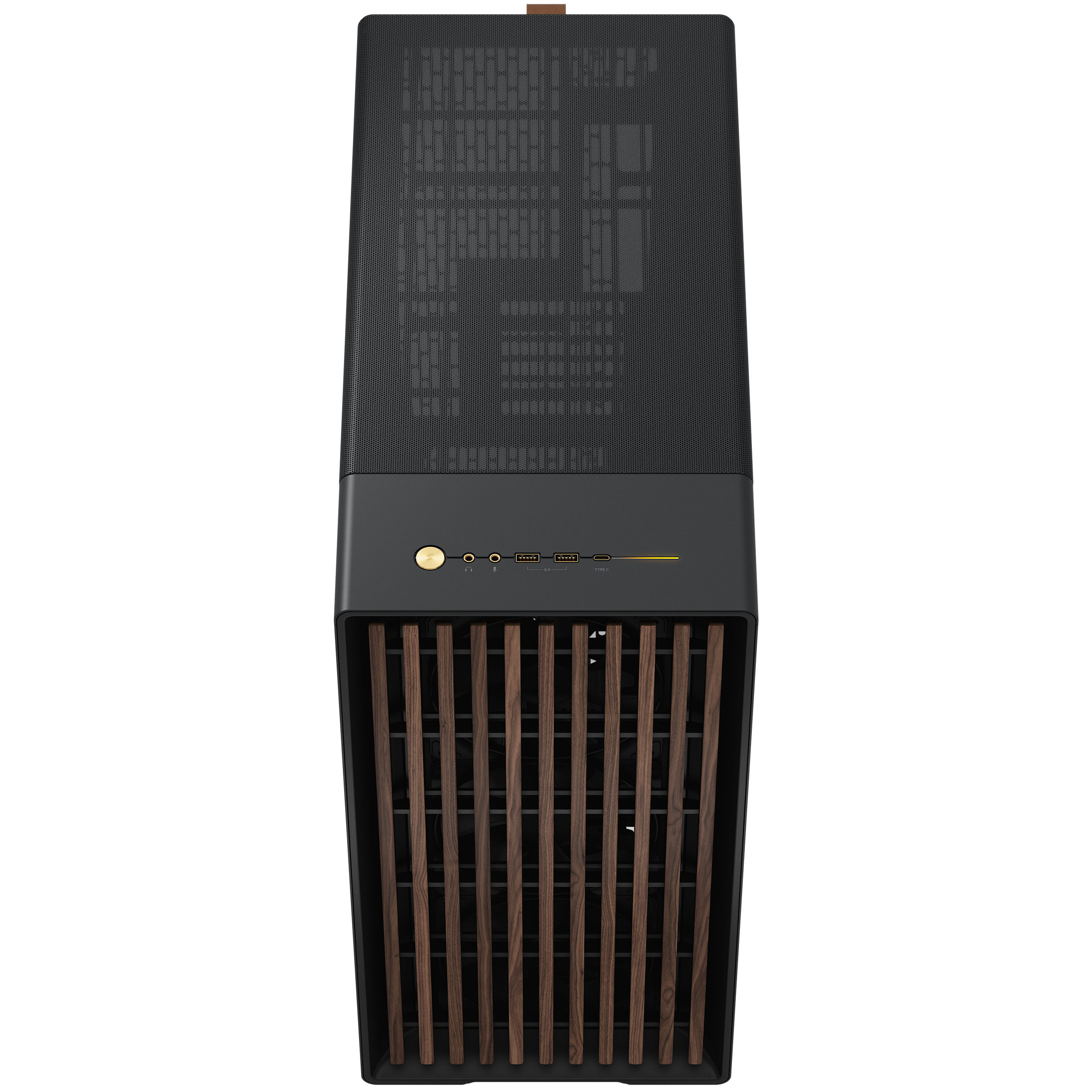 Fractal Design - Caixa E-ATX Fractal Design North XL Chalk Black TG Clear Reverse Connector