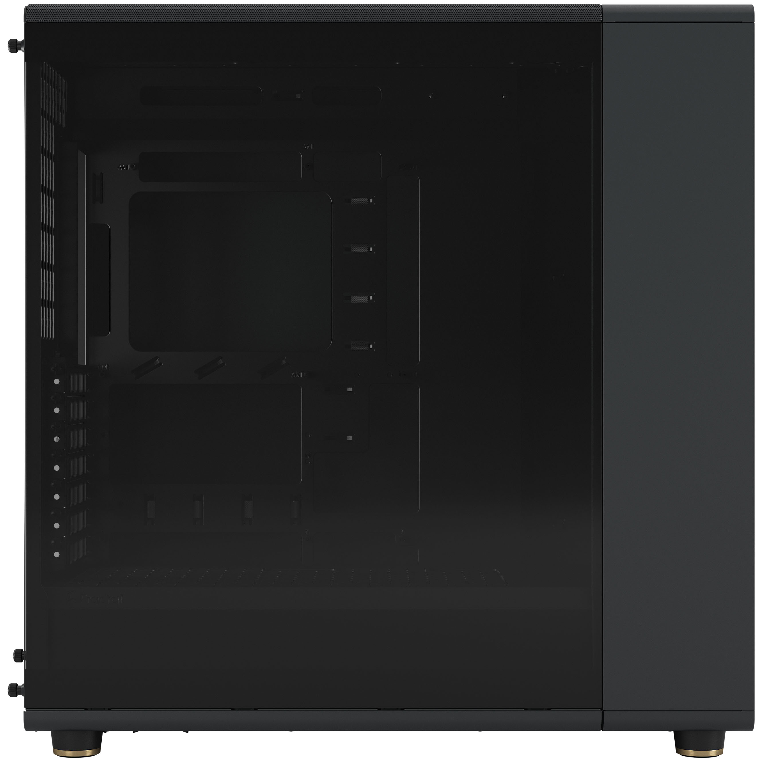 Fractal Design - Caixa E-ATX Fractal Design North XL Chalk Black TG Clear Reverse Connector