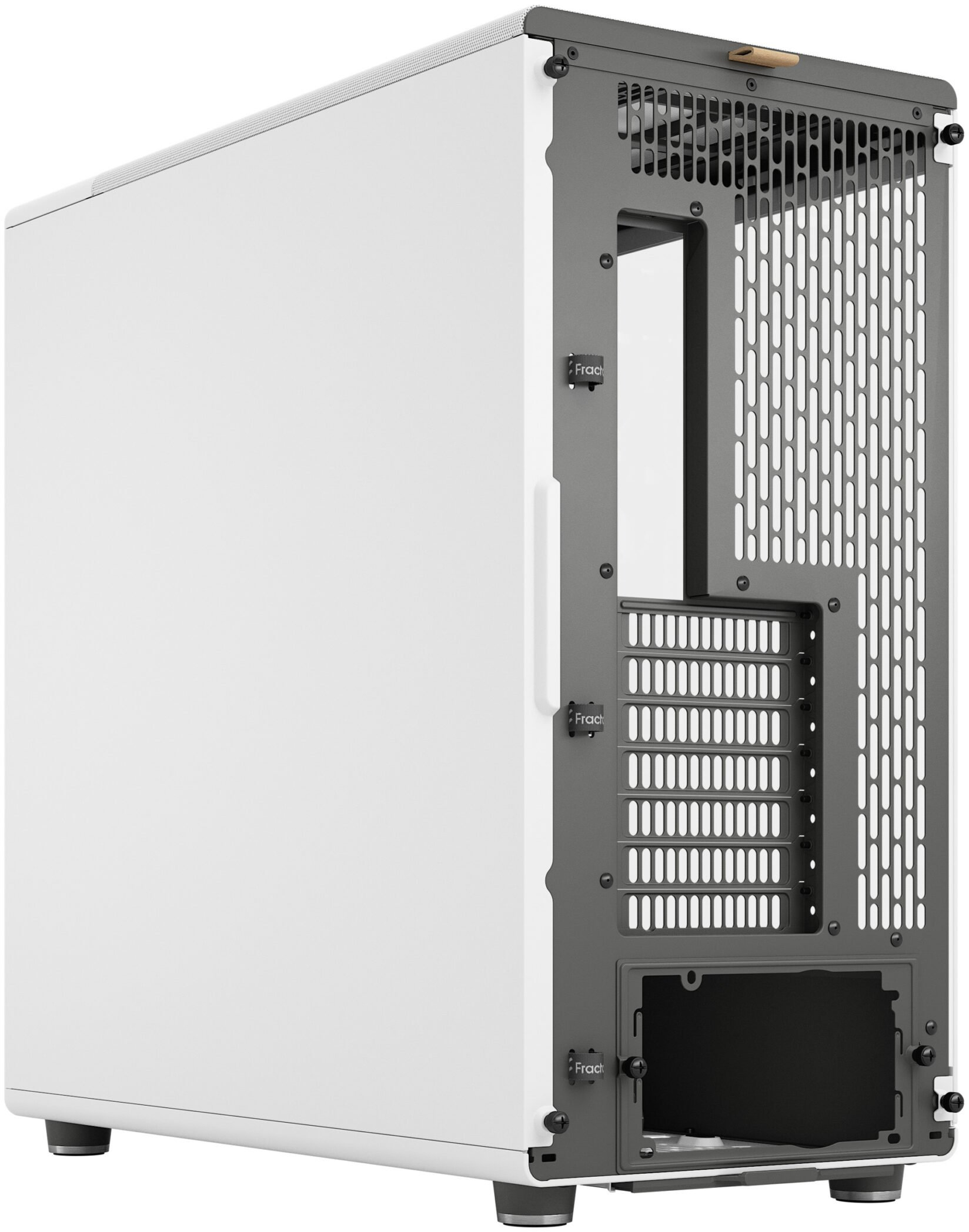 Fractal Design - Caixa E-ATX Fractal Design North XL Chalk White TG Clear Reverse Connector