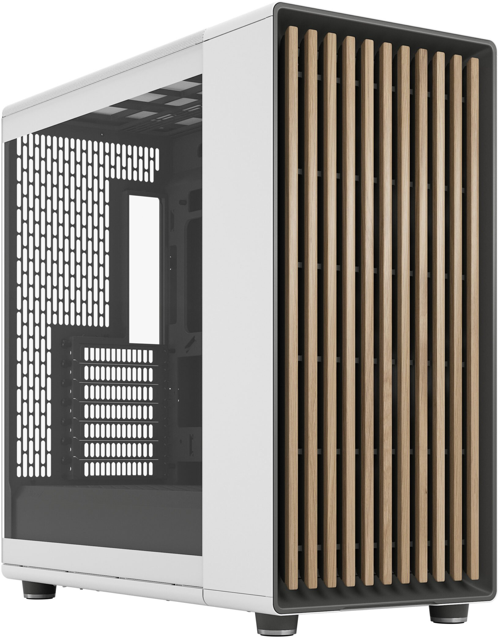 Picture of Picture of Caixa E-ATX Fractal Design North XL Chalk White TG Clear Reverse Connector