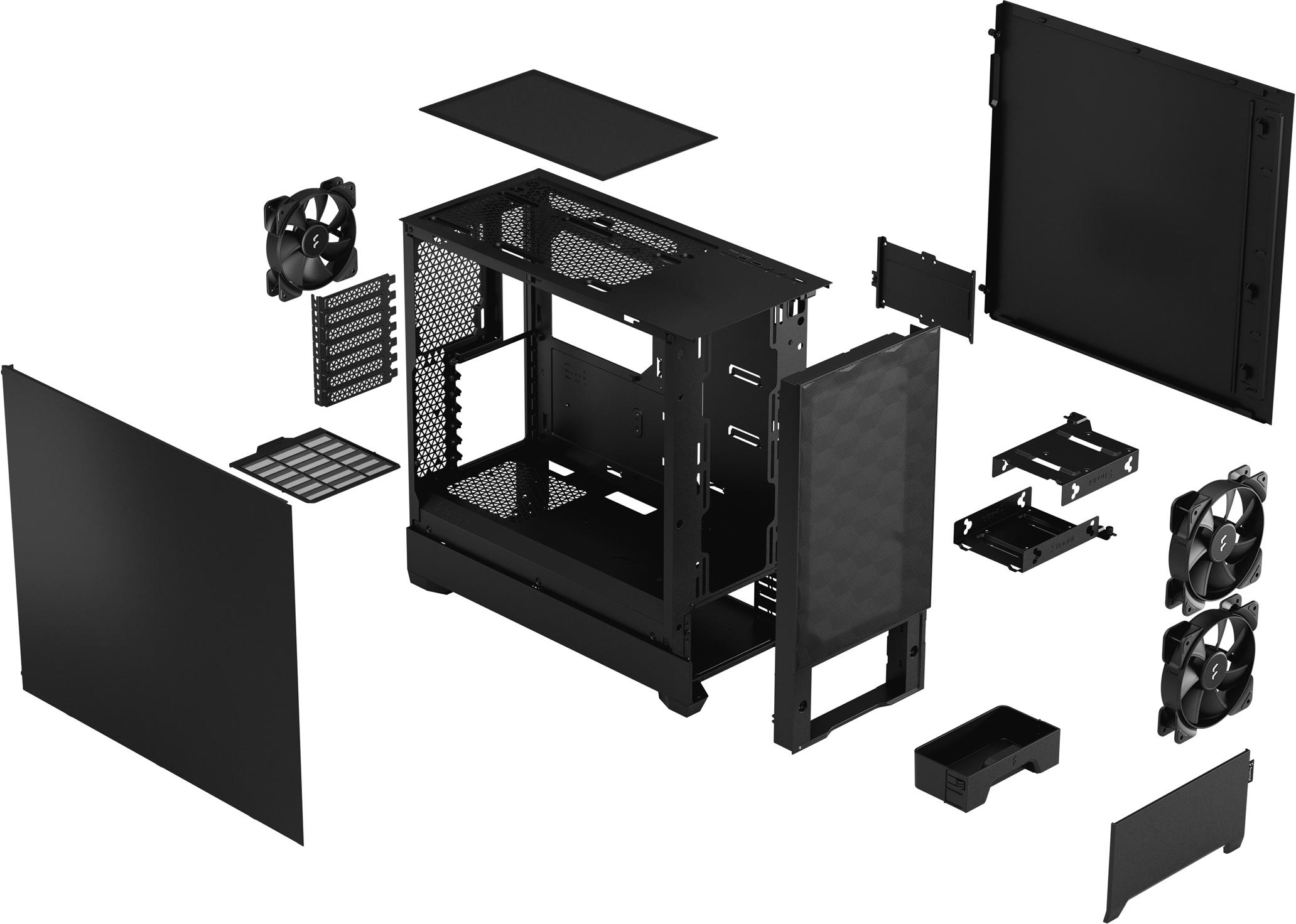 Fractal Design - Caixa ATX Fractal Design Pop Air Black Solid