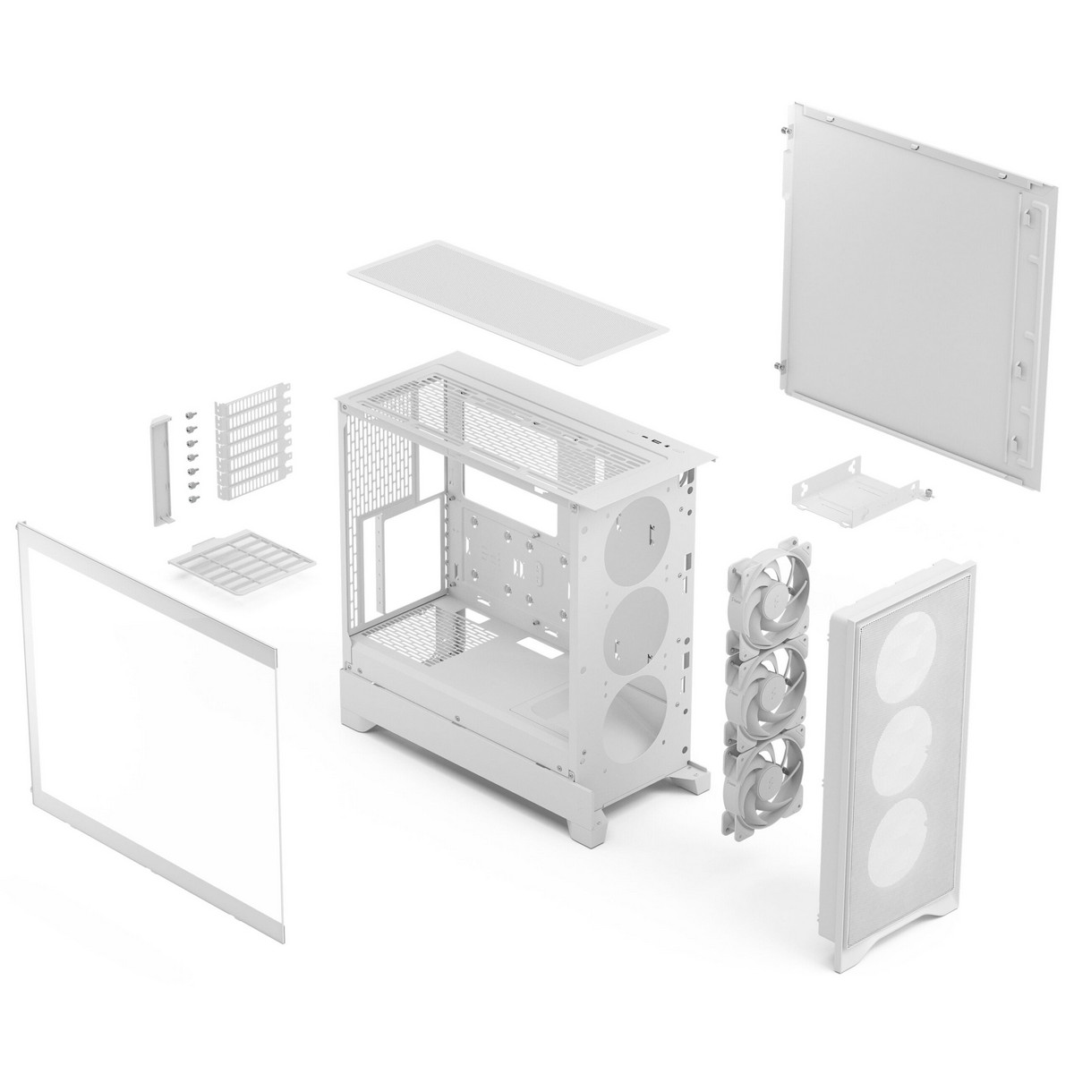 Fractal Design - Caixa ATX Fractal Design Pop 2 Air White TG RGB