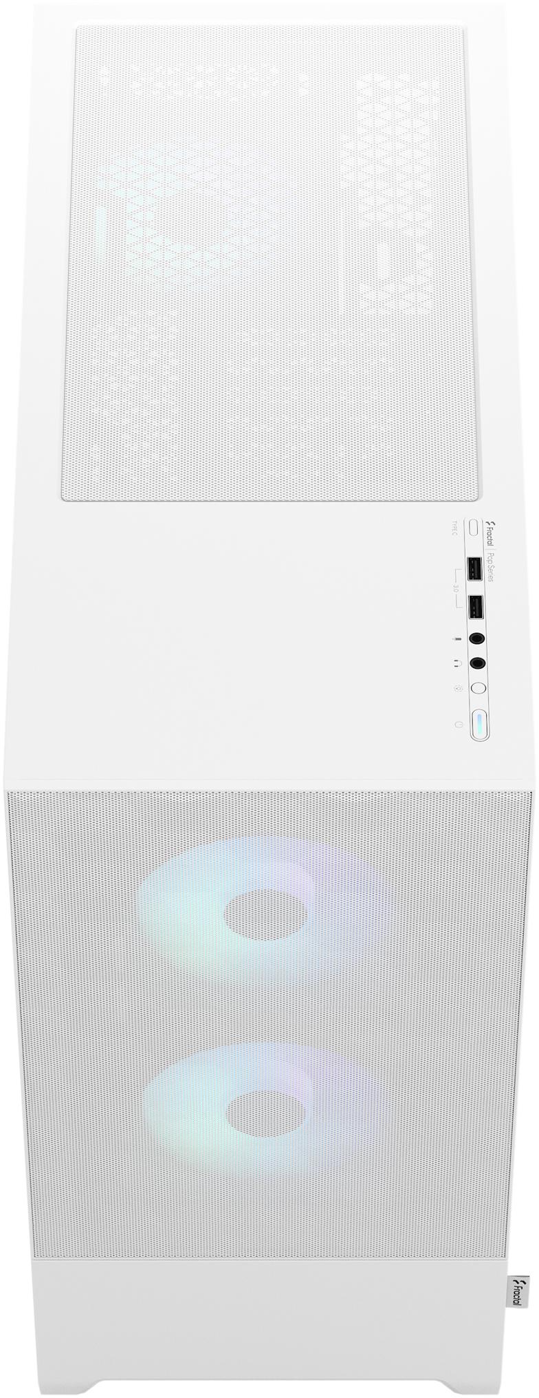 Fractal Design - Caixa ATX Fractal Design Pop Air RGB White TG Clear Tint