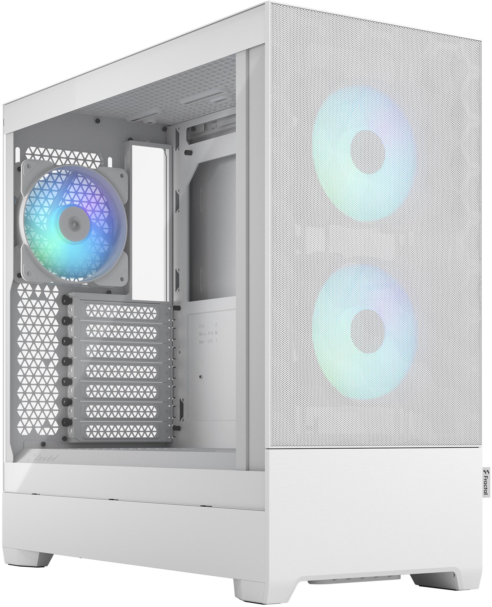 Picture of Picture of Caixa ATX Fractal Design Pop Air RGB White TG Clear Tint