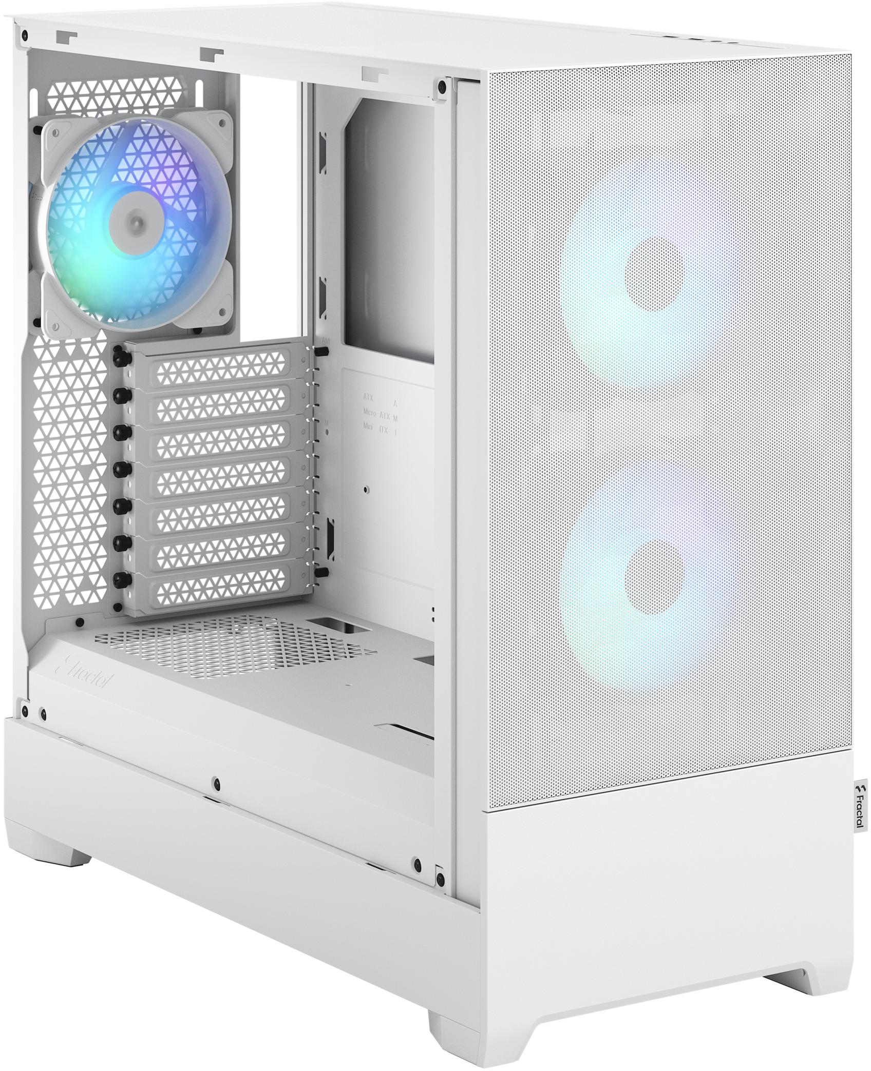 Fractal Design - Caixa ATX Fractal Design Pop Air RGB White TG Clear Tint