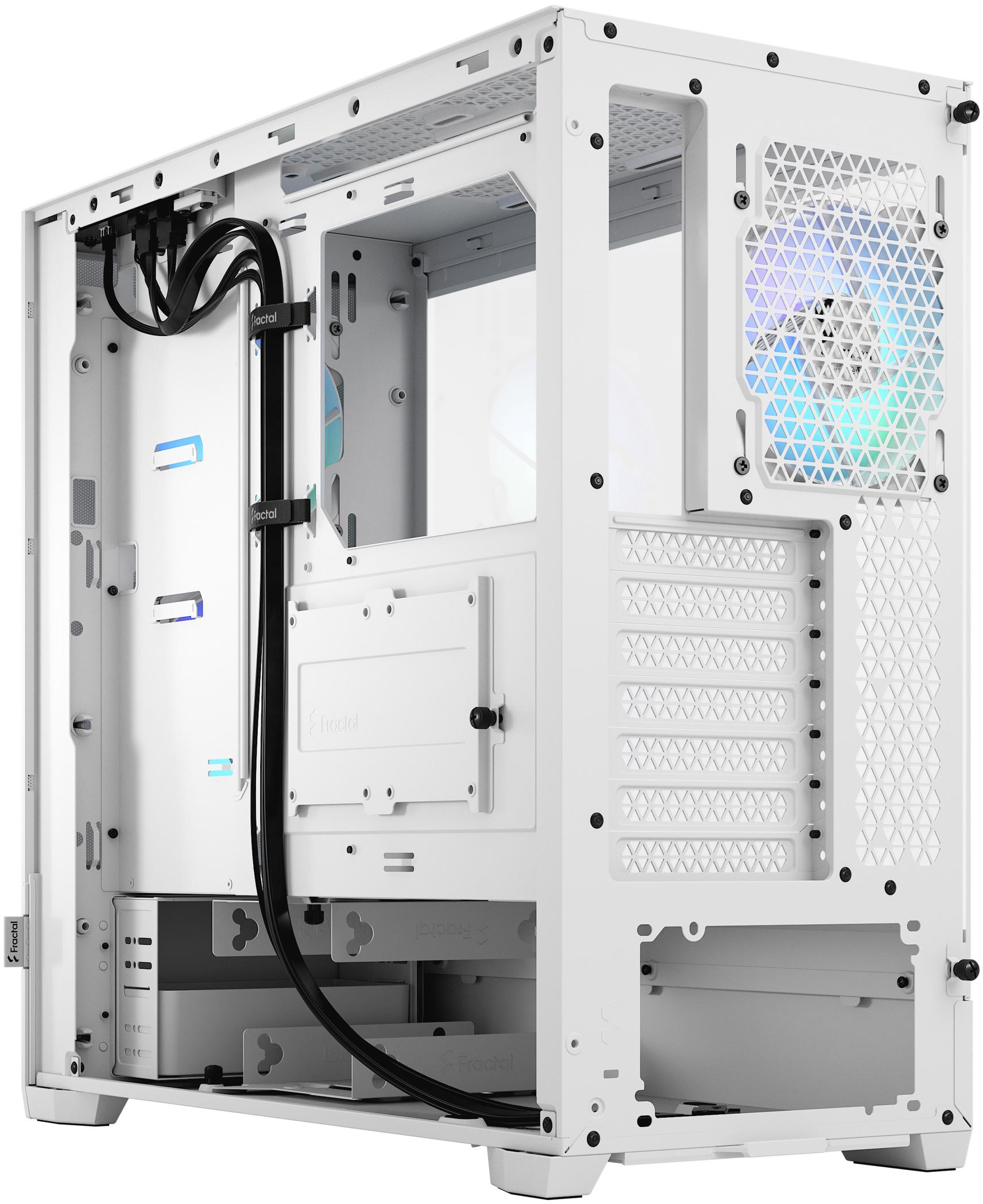 Fractal Design - Caixa ATX Fractal Design Pop Air RGB White TG Clear Tint