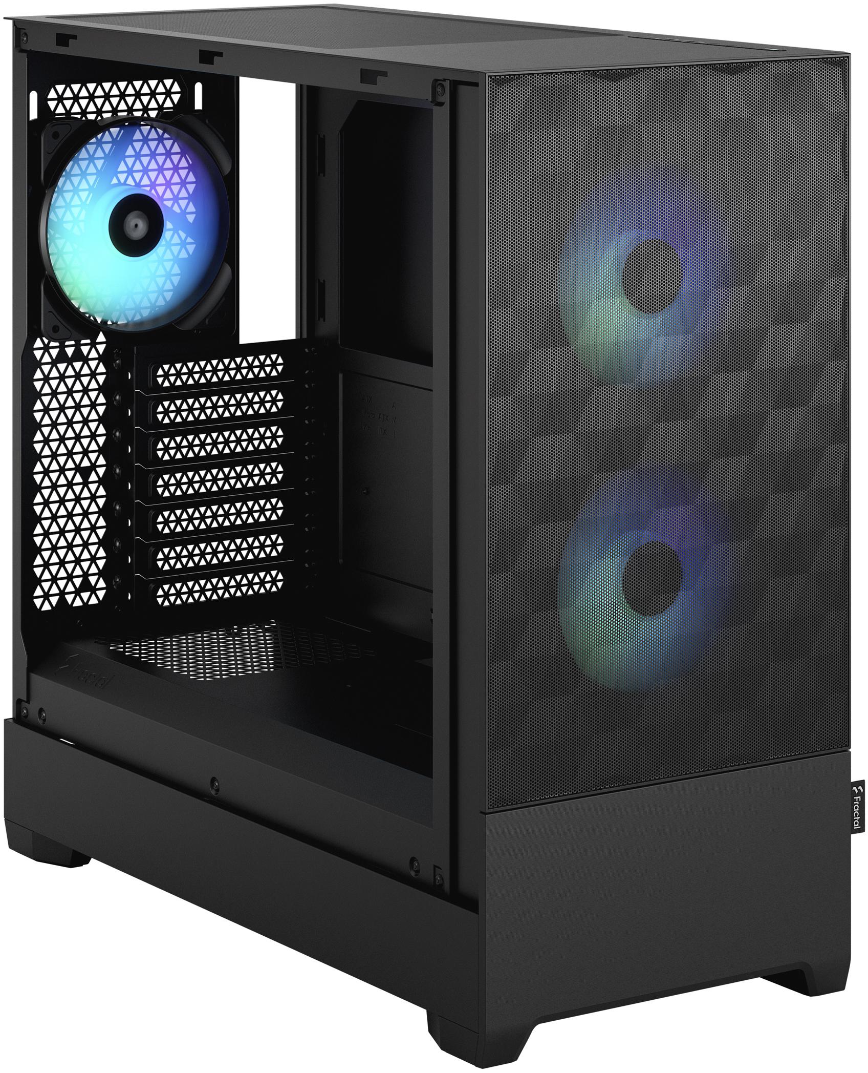 Fractal Design - Caixa ATX Fractal Design Pop Air RGB Black TG Clear Tint