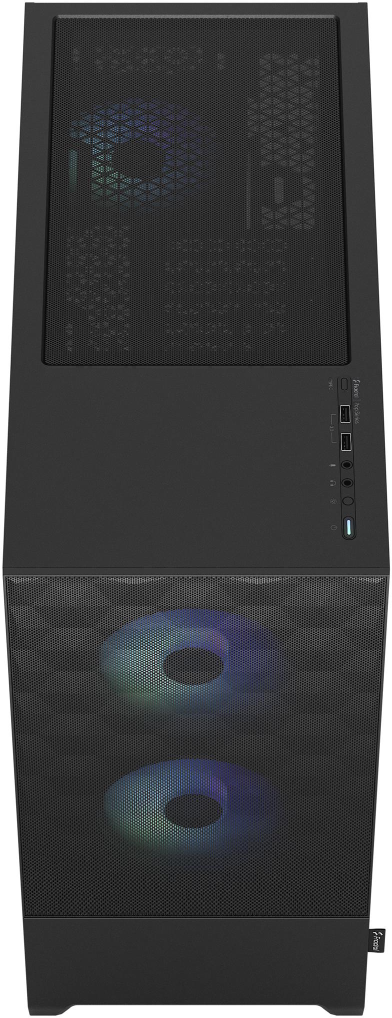 Fractal Design - Caixa ATX Fractal Design Pop Air RGB Black TG Clear Tint