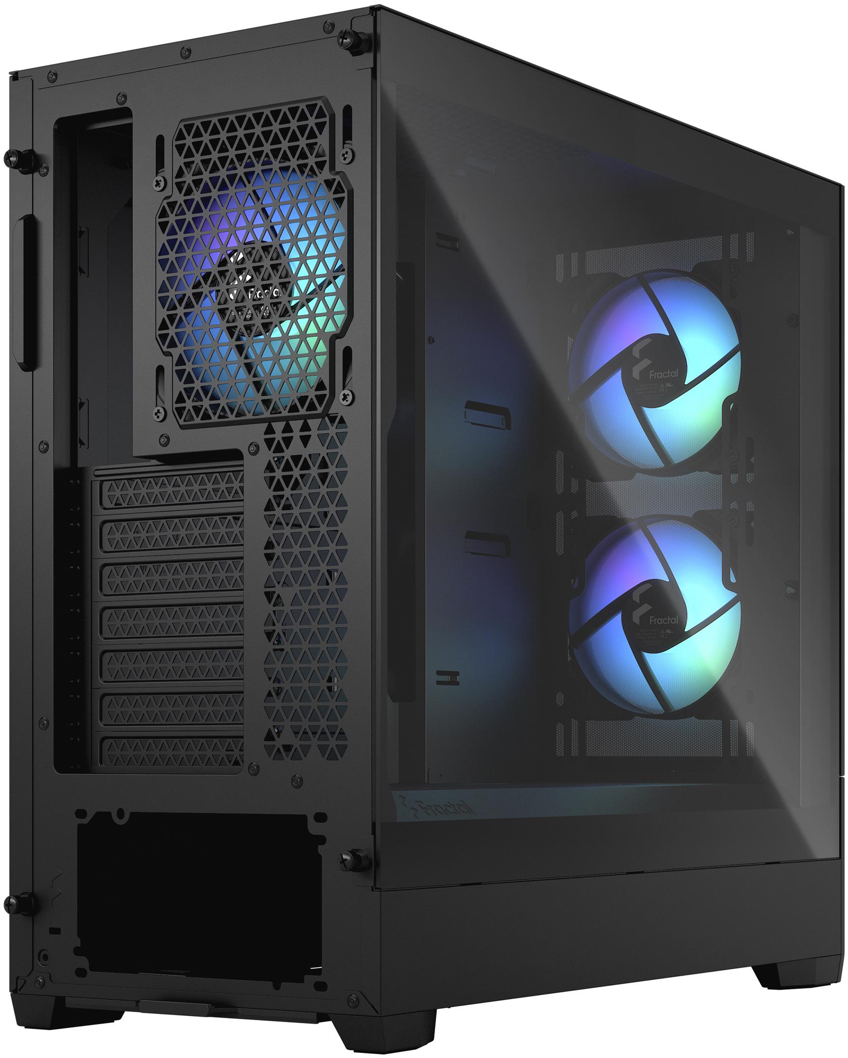Fractal Design - Caixa ATX Fractal Design Pop Air RGB Black TG Clear Tint
