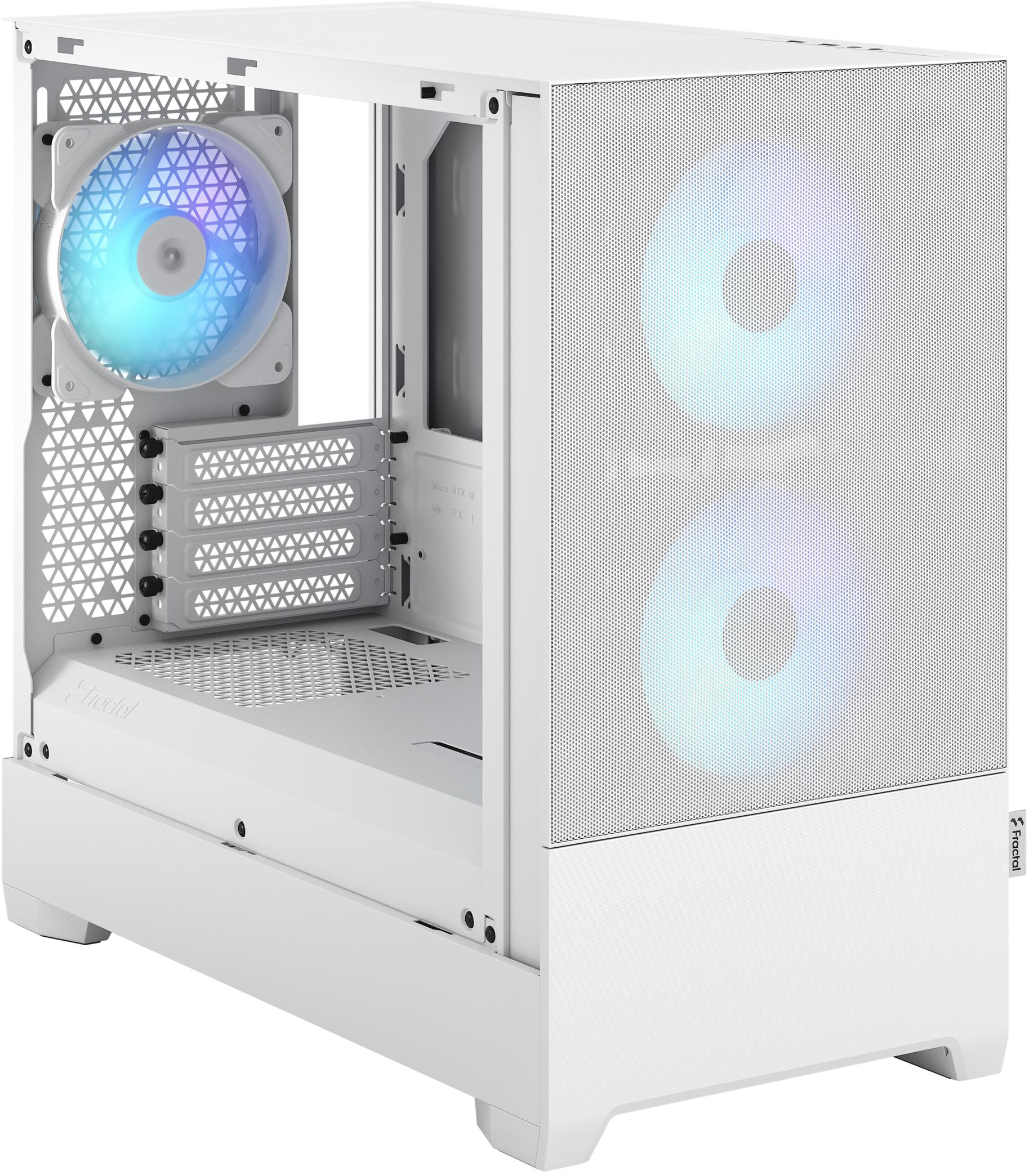 Fractal Design - Caixa Micro-ATX Fractal Design Pop Mini Air RGB White TG Clear Tint