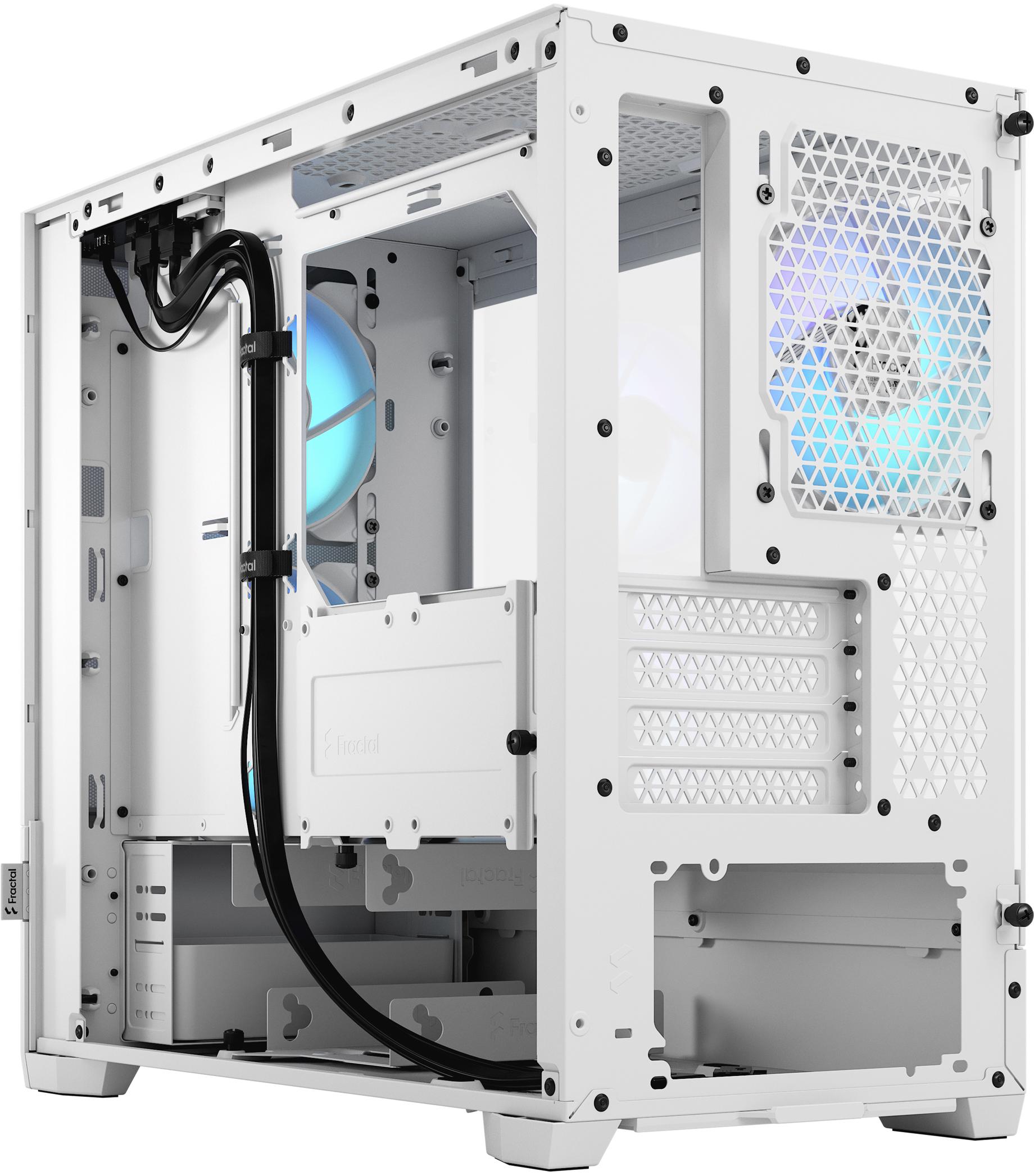 Fractal Design - Caixa Micro-ATX Fractal Design Pop Mini Air RGB White TG Clear Tint