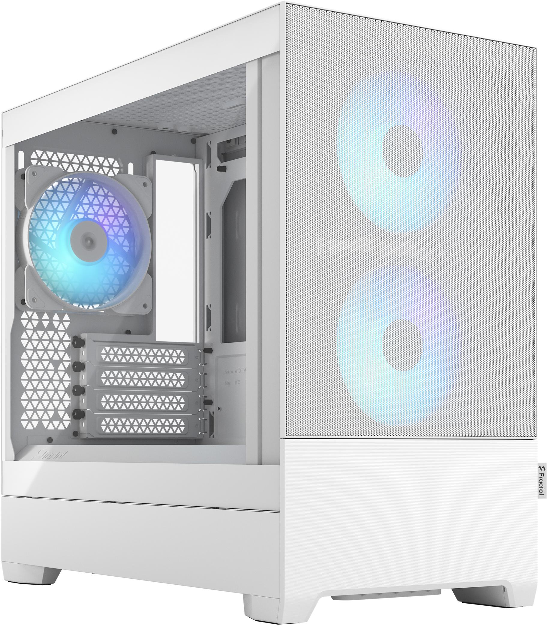 Picture of Picture of Caixa Micro-ATX Fractal Design Pop Mini Air RGB White TG Clear Tint