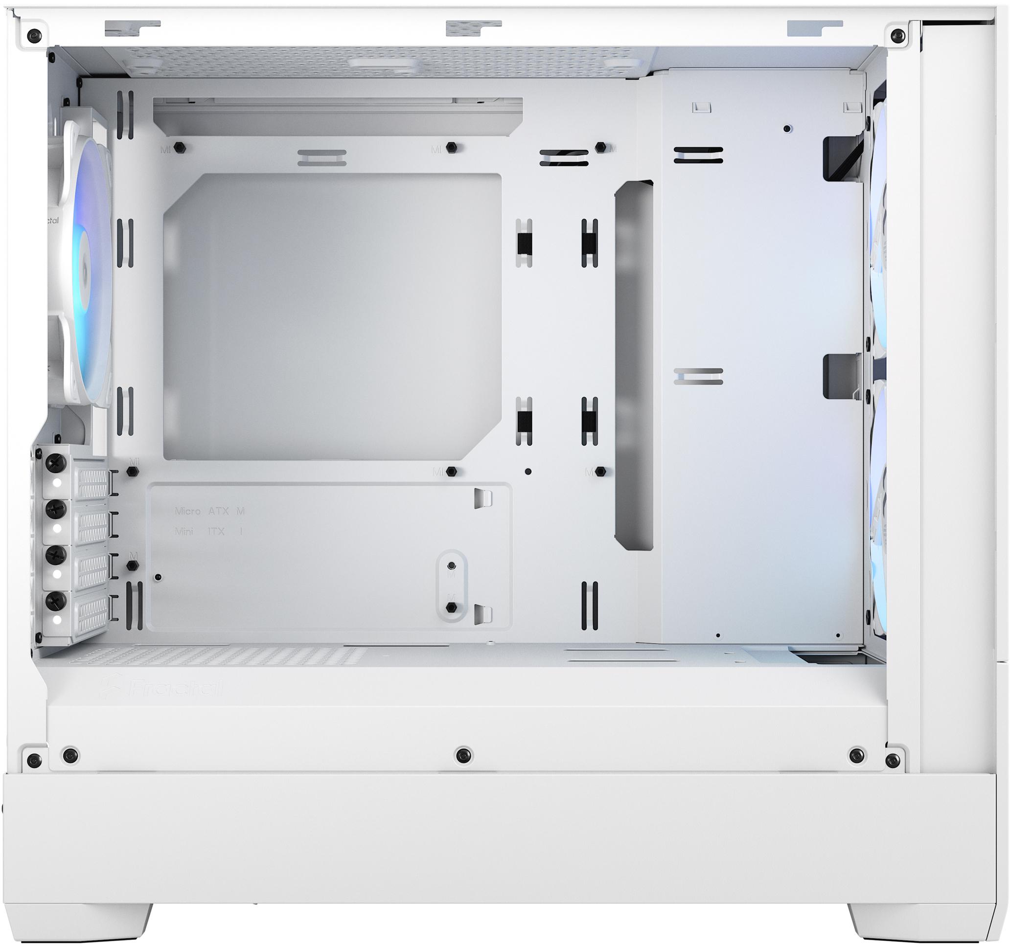 Picture of Picture of Caixa Micro-ATX Fractal Design Pop Mini Air RGB White TG Clear Tint