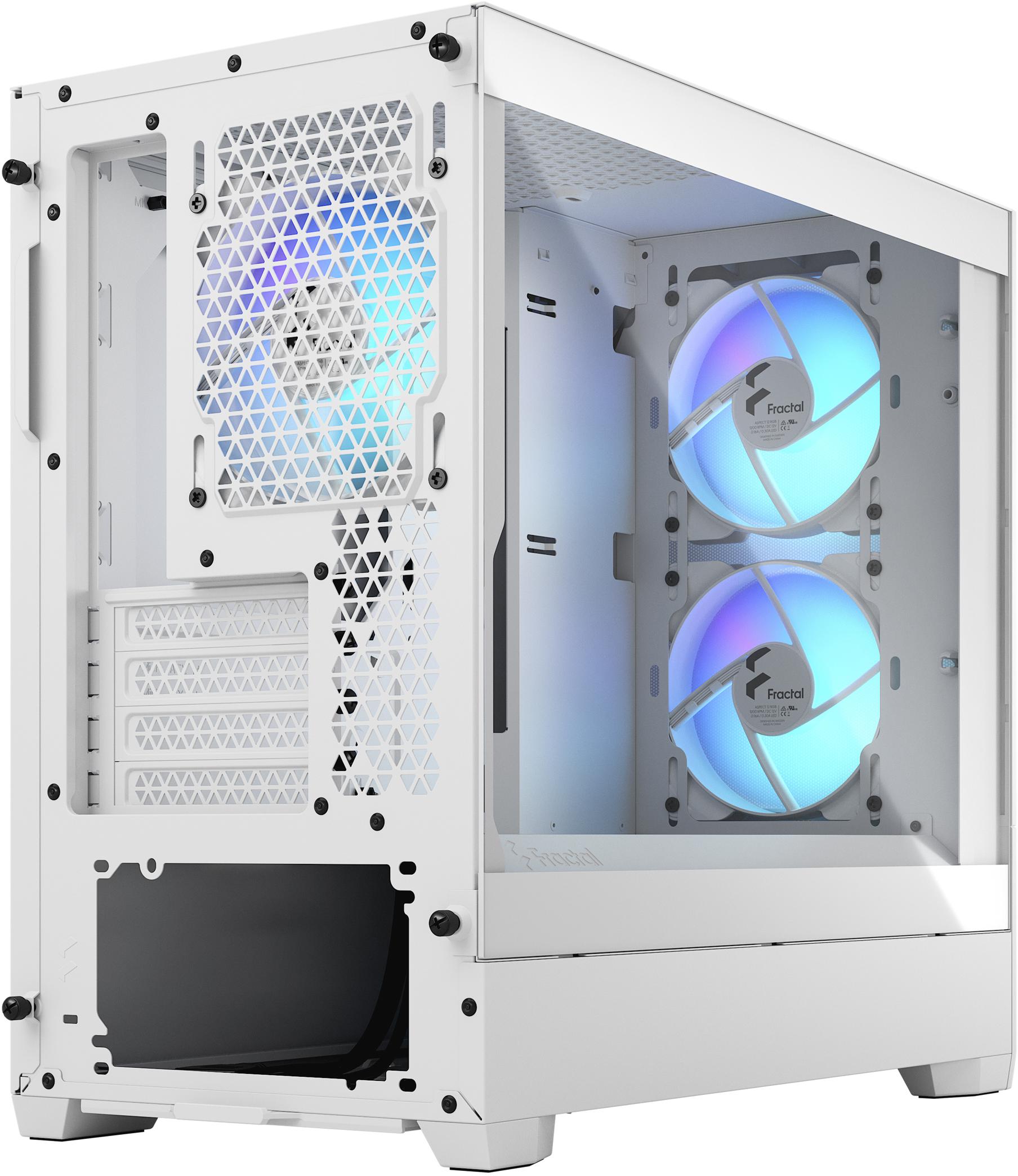 Fractal Design - Caixa Micro-ATX Fractal Design Pop Mini Air RGB White TG Clear Tint