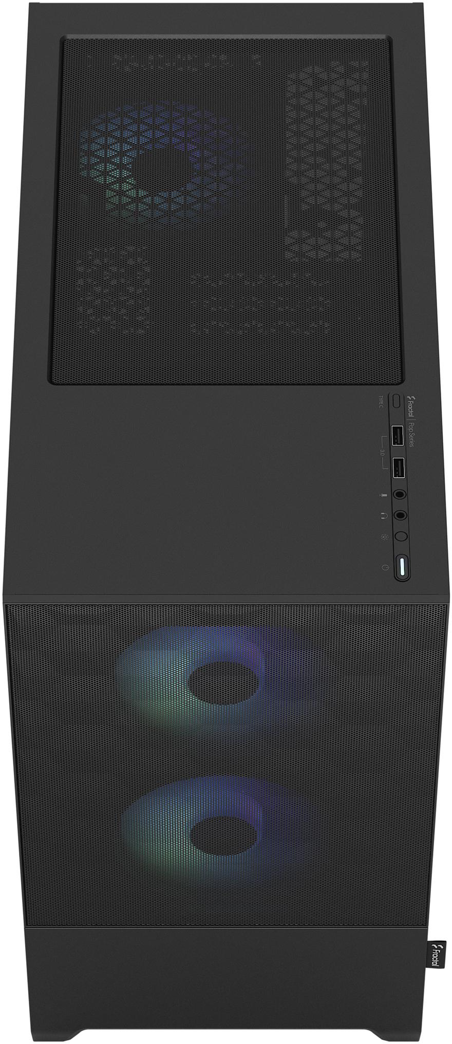 Fractal Design - Caixa Micro-ATX Fractal Design Pop Mini Air RGB Black TG Clear Tint