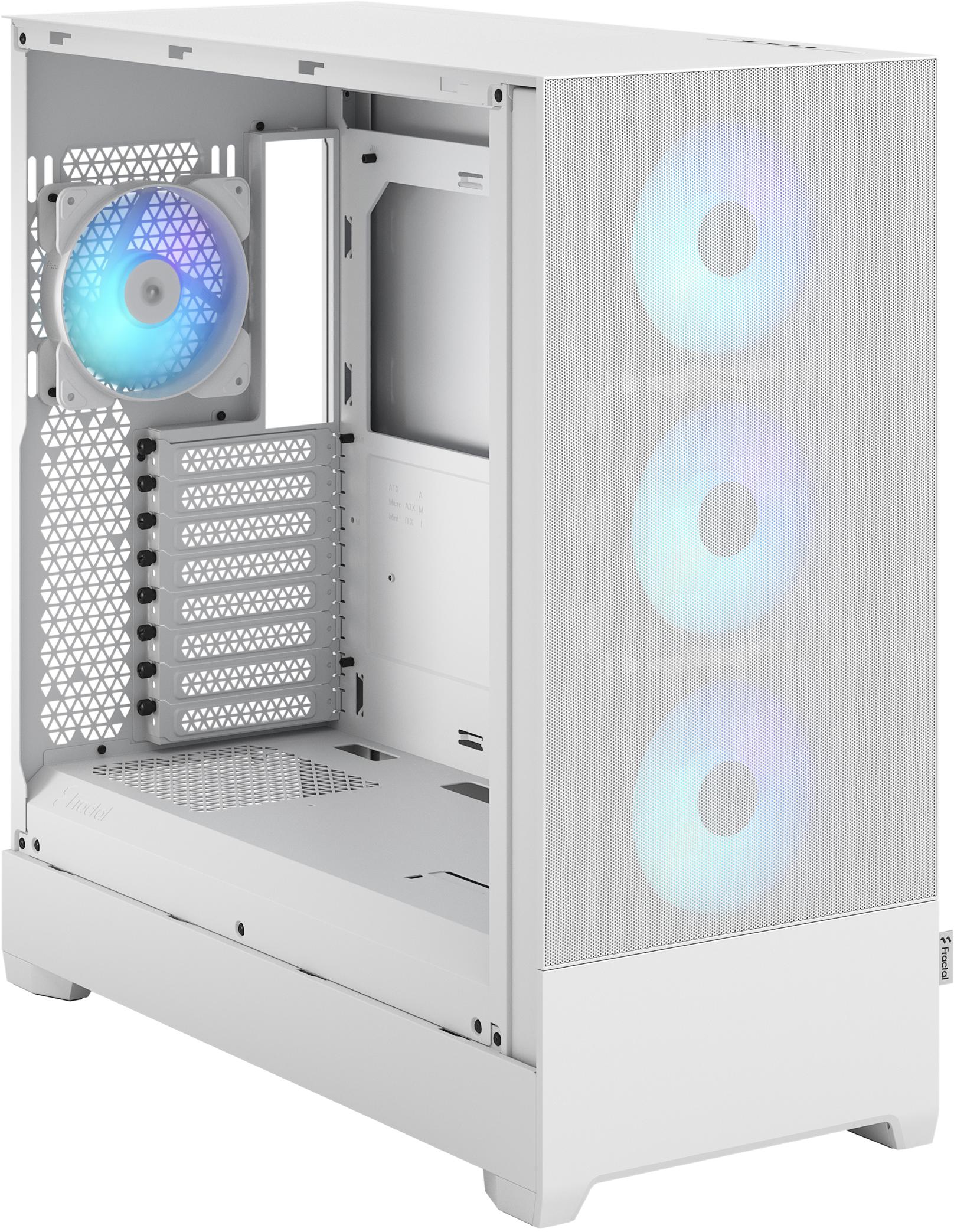 Fractal Design - Caixa E-ATX Fractal Design Pop XL Air RGB White TG Clear Tint