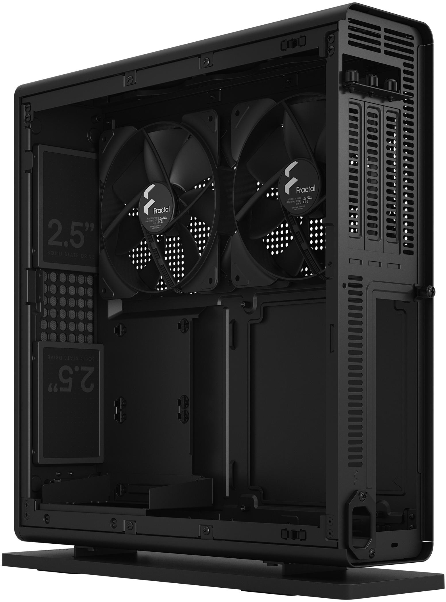 Fractal Design - Caixa Mini-ITX Fractal Design Ridge Black PCIe 4.0