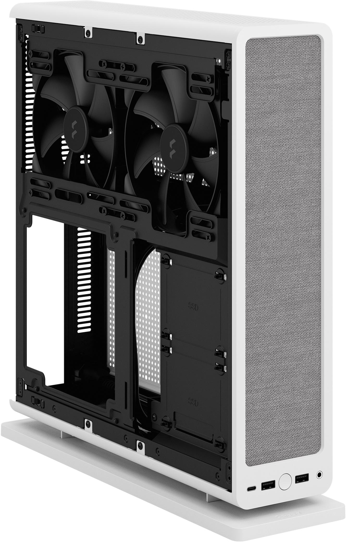 Fractal Design - Caixa Mini-ITX Fractal Design Ridge White PCIe 4.0