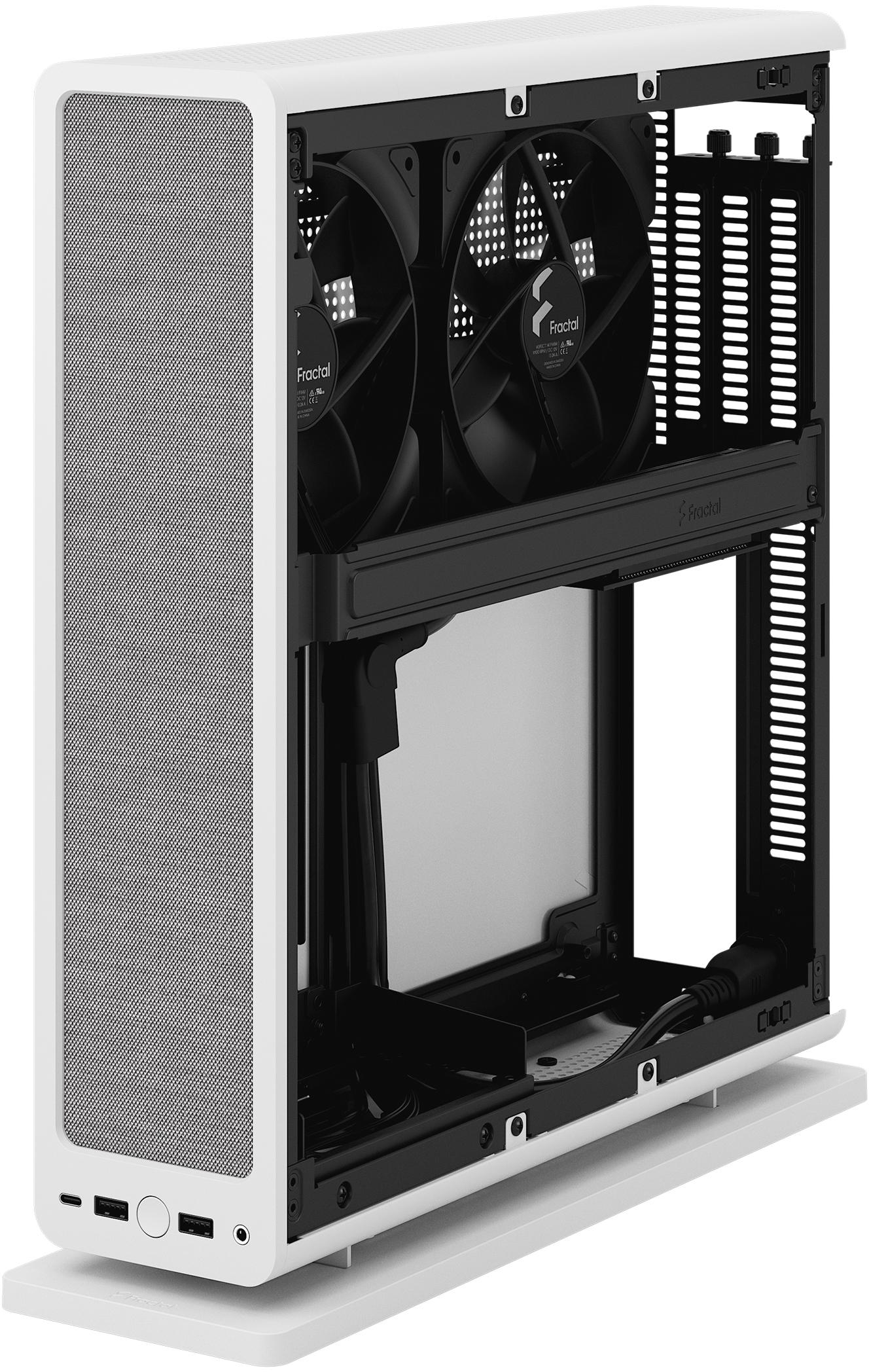 Fractal Design - Caixa Mini-ITX Fractal Design Ridge White PCIe 4.0