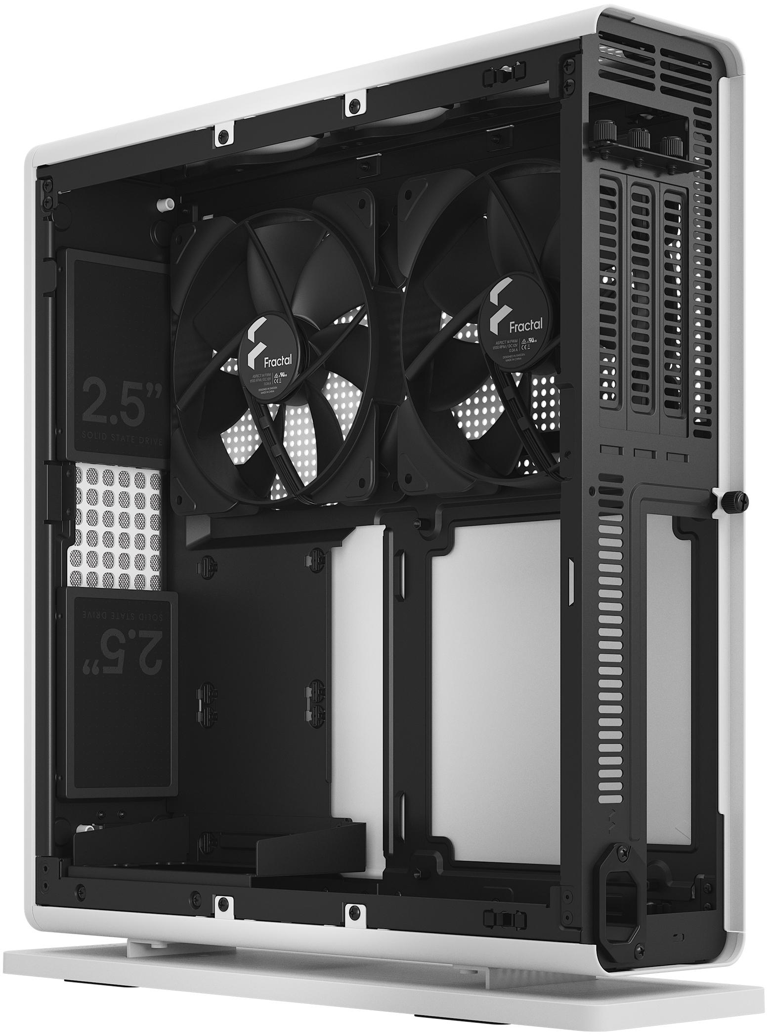Fractal Design - Caixa Mini-ITX Fractal Design Ridge White PCIe 4.0
