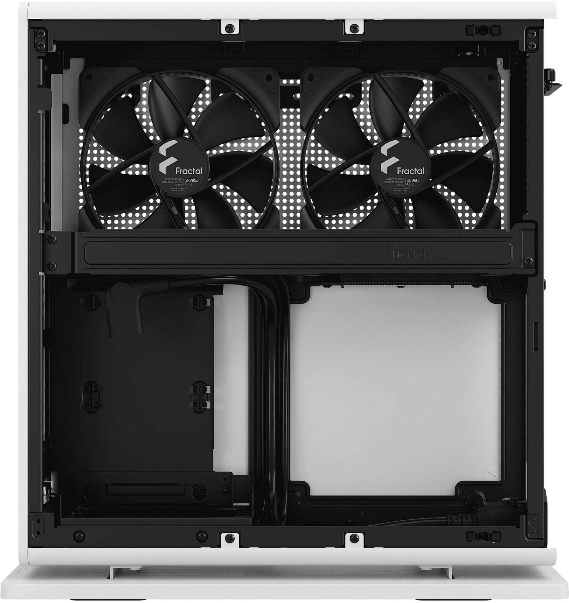 Fractal Design - Caixa Mini-ITX Fractal Design Ridge White PCIe 4.0