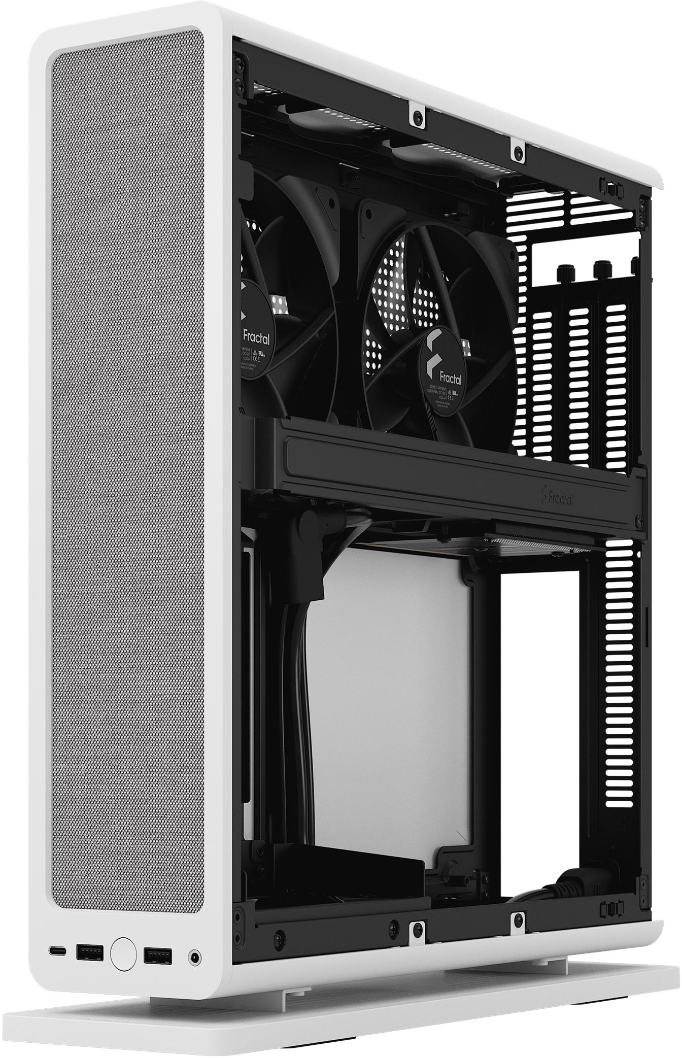 Fractal Design - Caixa Mini-ITX Fractal Design Ridge White PCIe 4.0