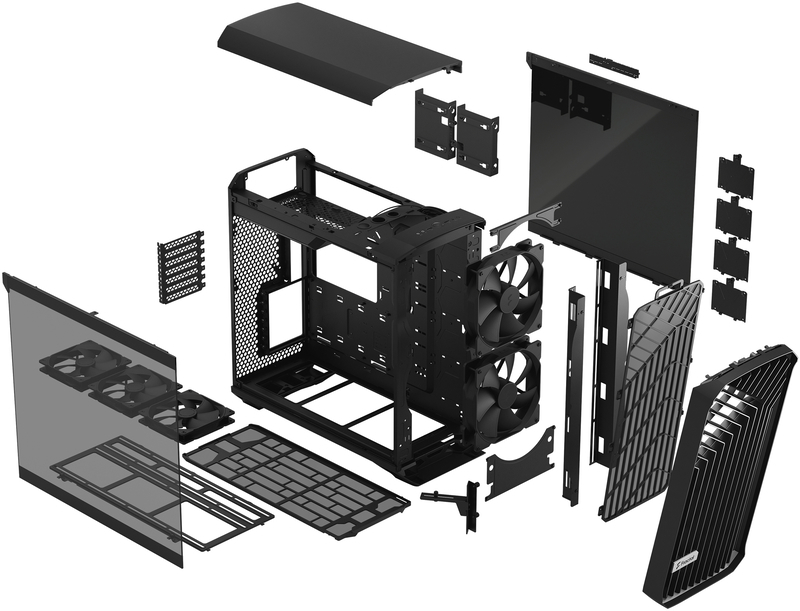 Fractal Design - Caixa E-ATX Fractal Design Torrent Black TG Light Tint