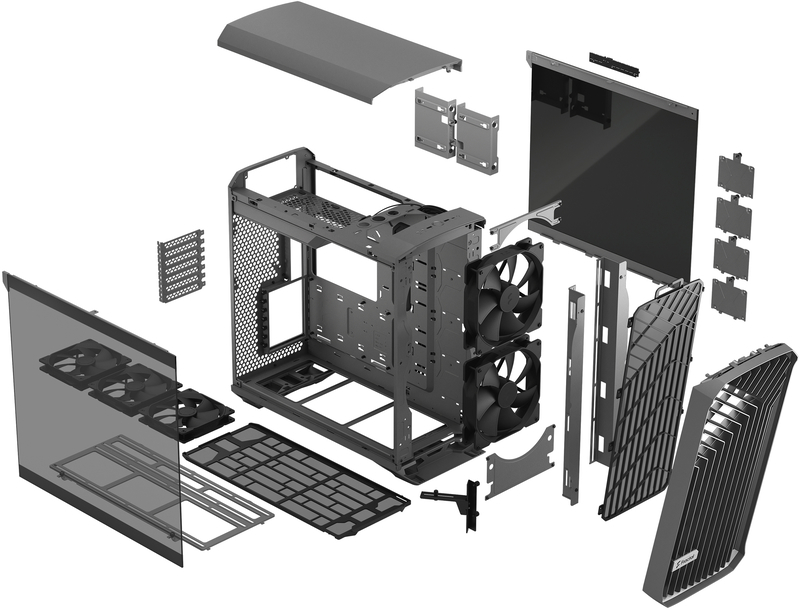 Fractal Design - Caixa E-ATX Fractal Design Torrent Gray TG Light Tint