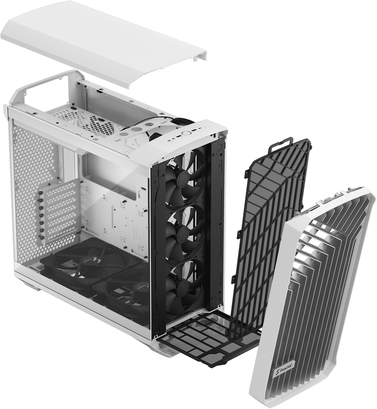 Fractal Design - Caixa E-ATX Fractal Design Torrent White Tempered Glass