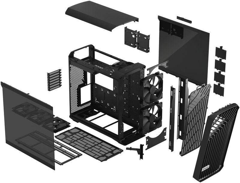 Fractal Design - Caixa E-ATX Fractal Design Torrent Black TG Dark Tint