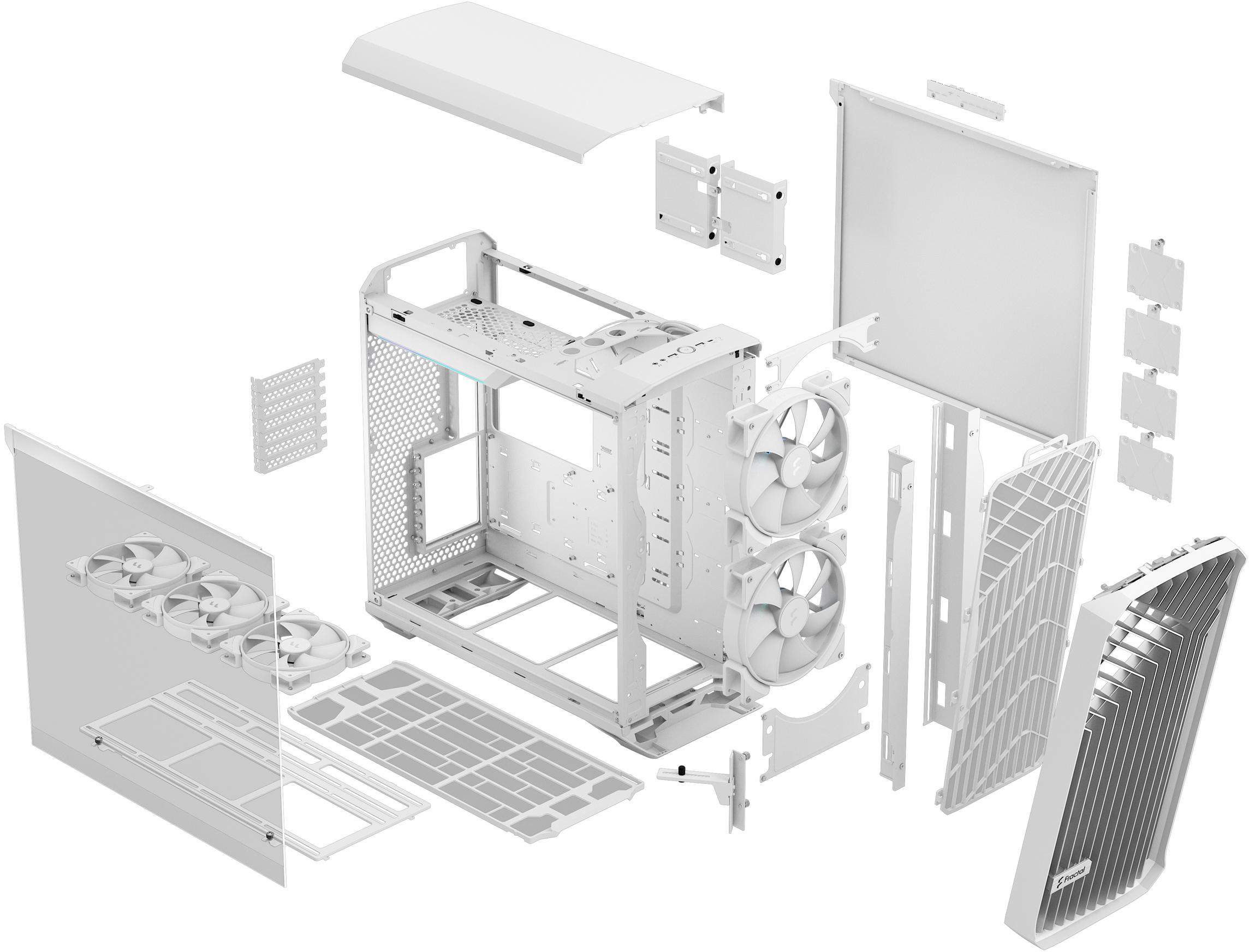Fractal Design - Caixa E-ATX Fractal Design Torrent Black TG Clear Tint