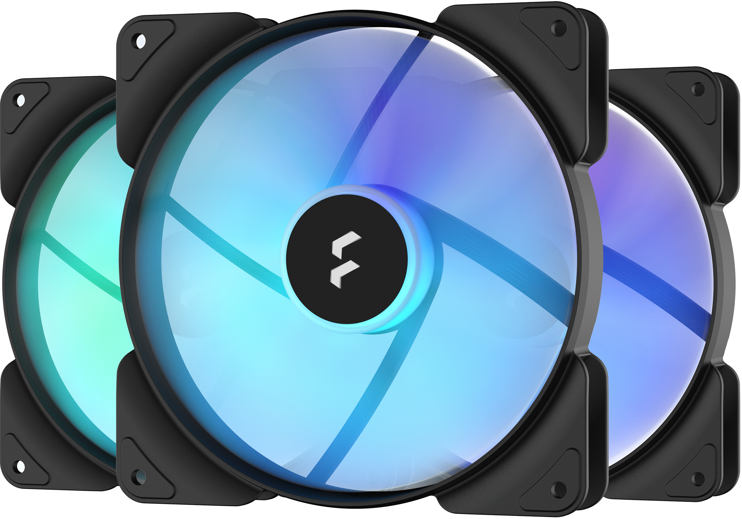 Fractal Design - Ventoinha Fractal Design Aspect 14 140mm PWM RGB Preta (3 Pack)
