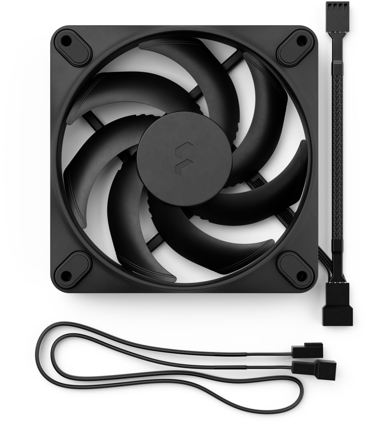 Fractal Design - Ventoinha Fractal Design Momentum 12 120mm 2200RPM 4 Pinos PWM Preta