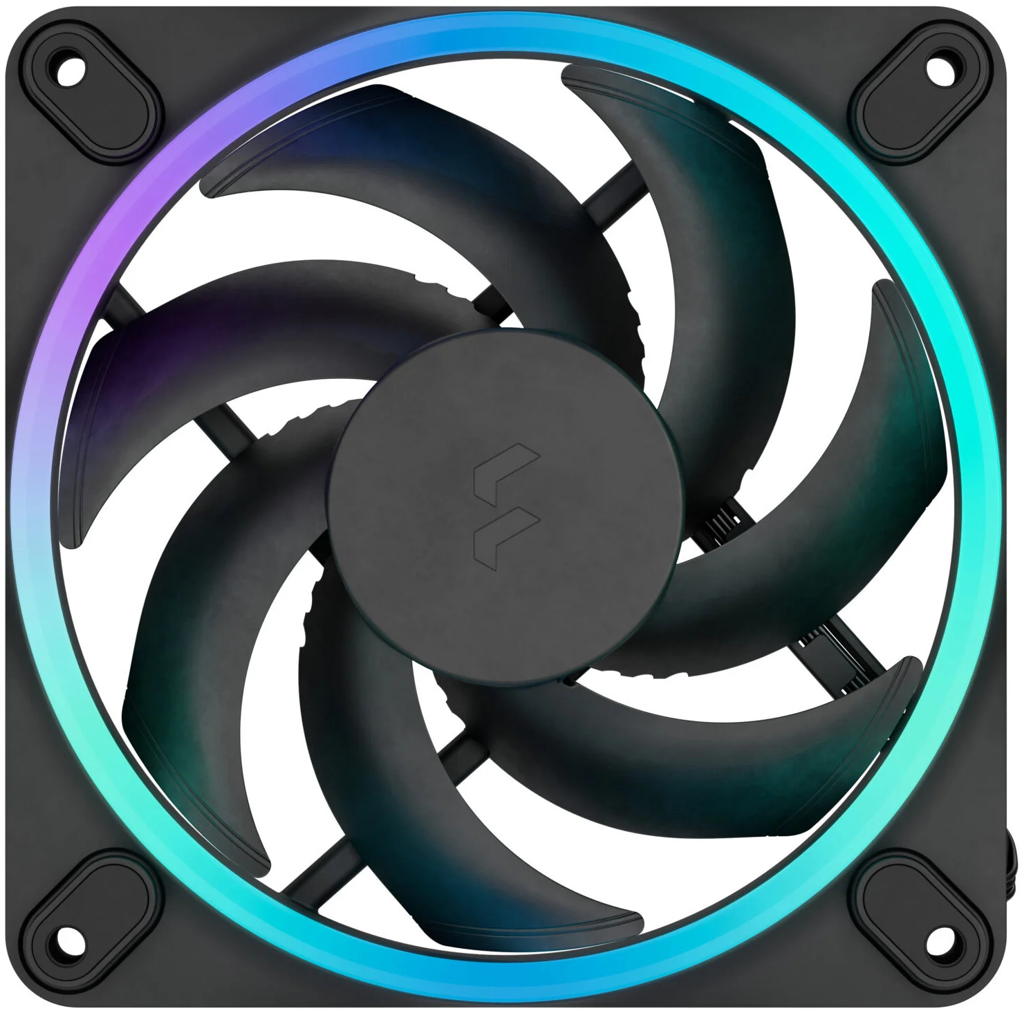 Fractal Design - Ventoinha Fractal Design Momentum 12 120mm 2200RPM 8 Pinos RGB Preta
