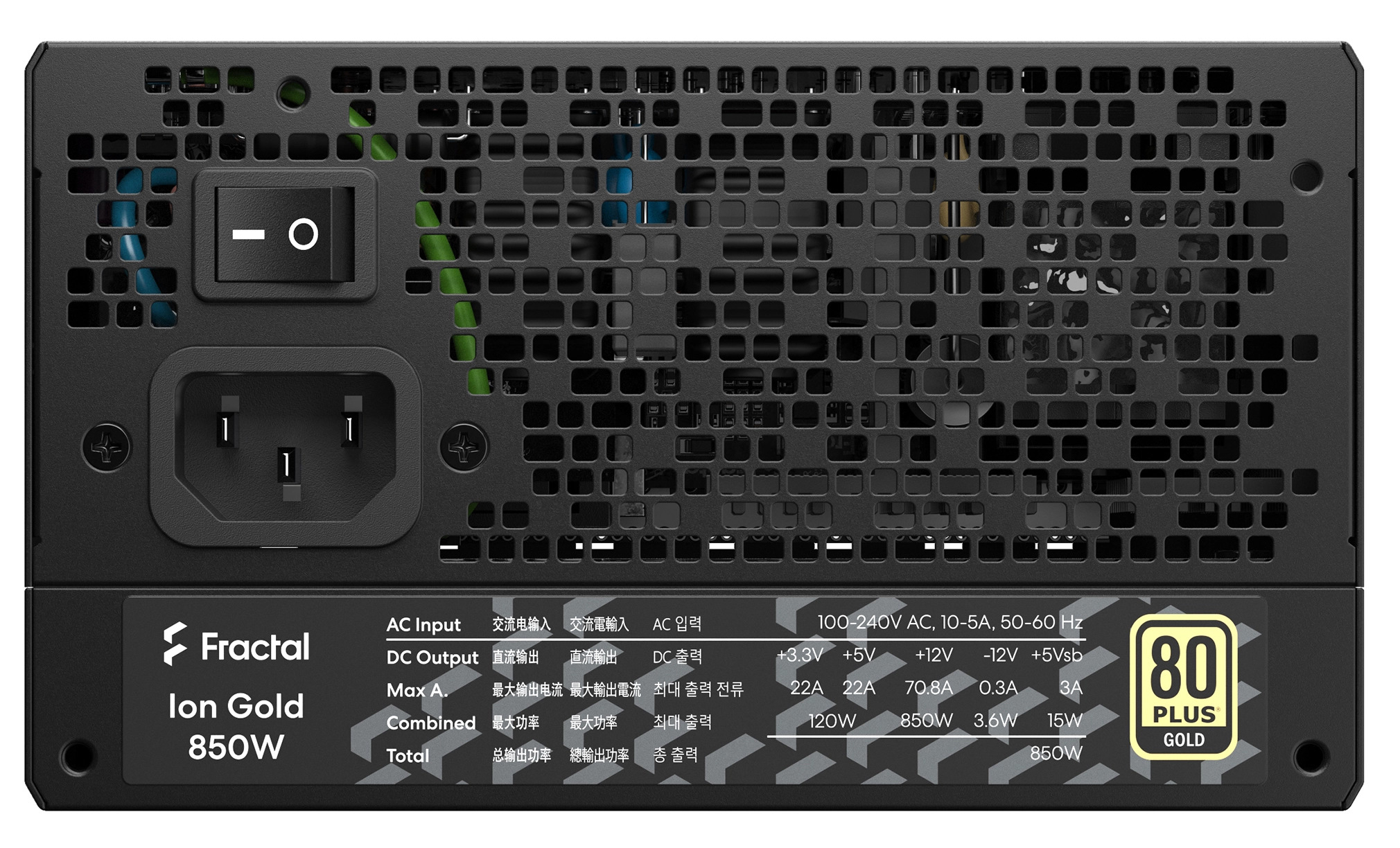 Fractal Design - Fonte Fractal Design Ion 850W 80+ Gold Full Modular