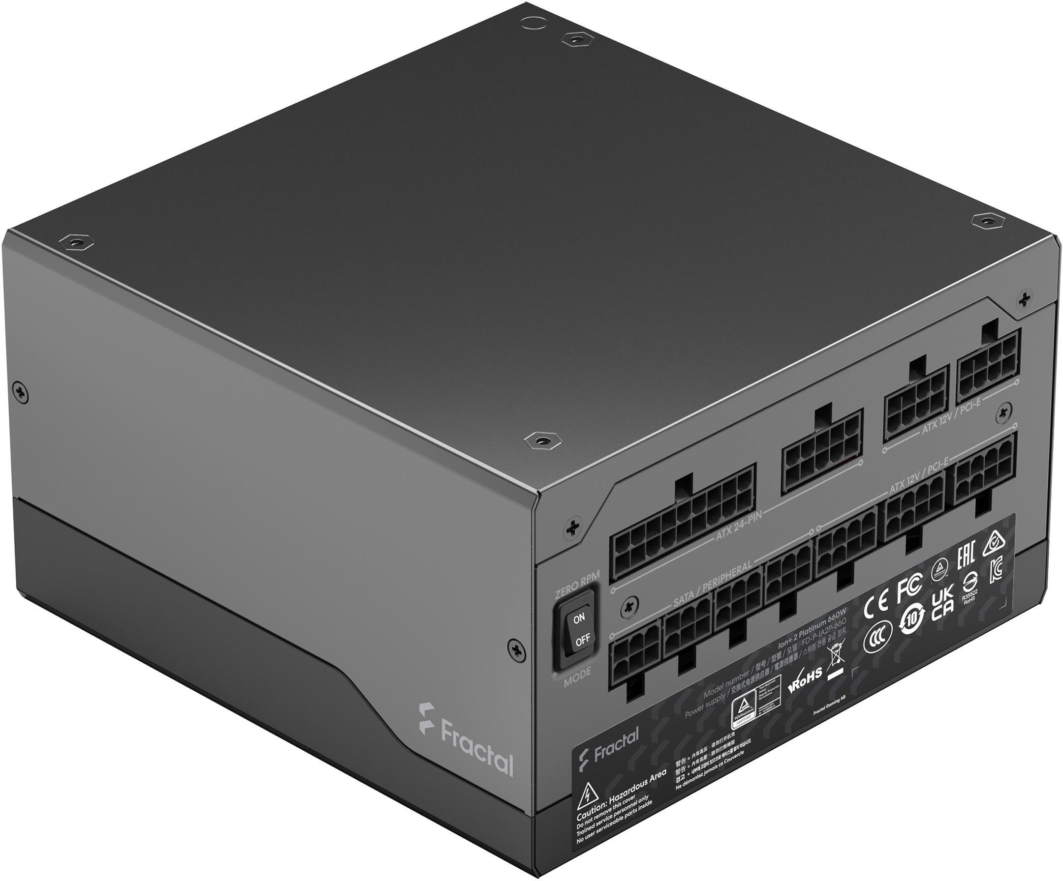 Fractal Design - Fonte Fractal Design Ion+ 2 660W 80+ Platinum Full Modular