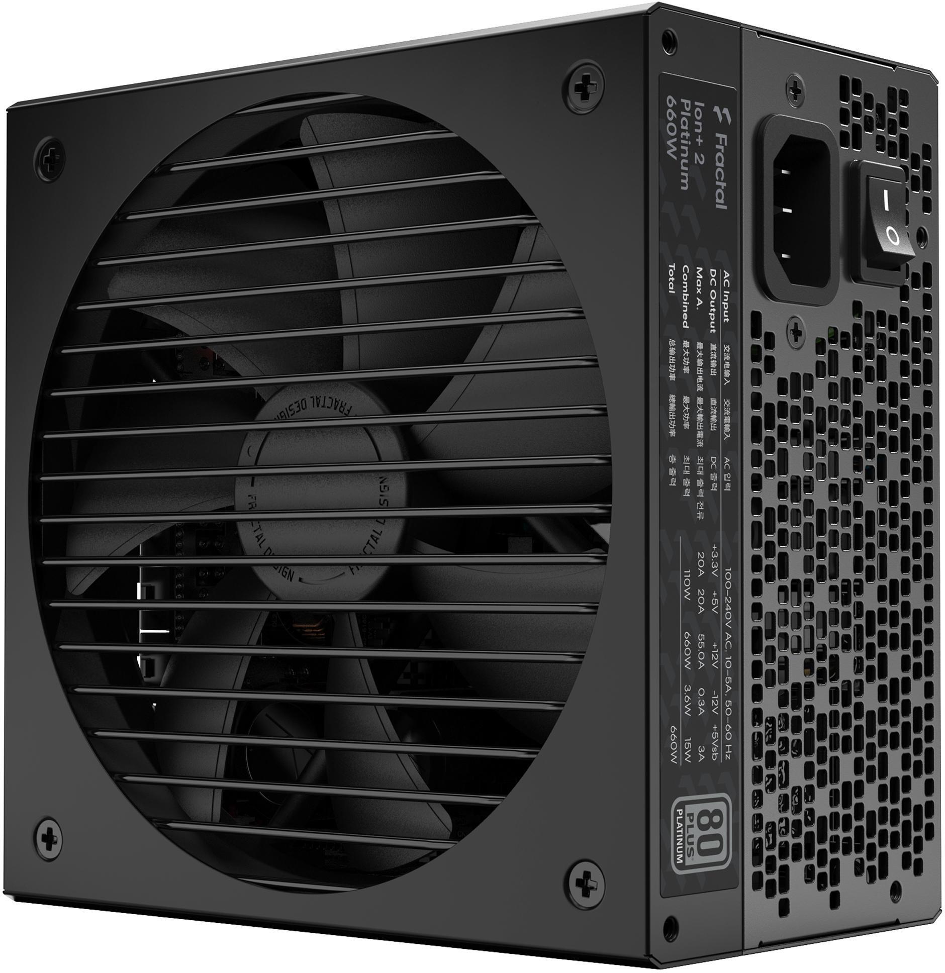 Picture of Picture of Fonte Fractal Design Ion+ 2 660W 80+ Platinum Full Modular