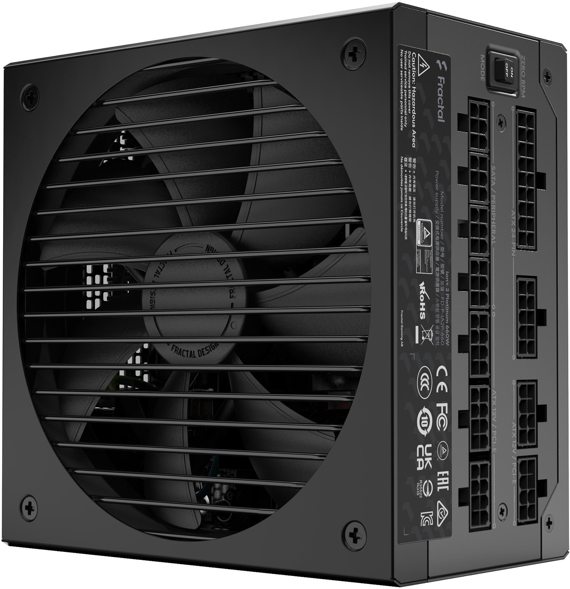 Fractal Design - Fonte Fractal Design Ion+ 2 660W 80+ Platinum Full Modular