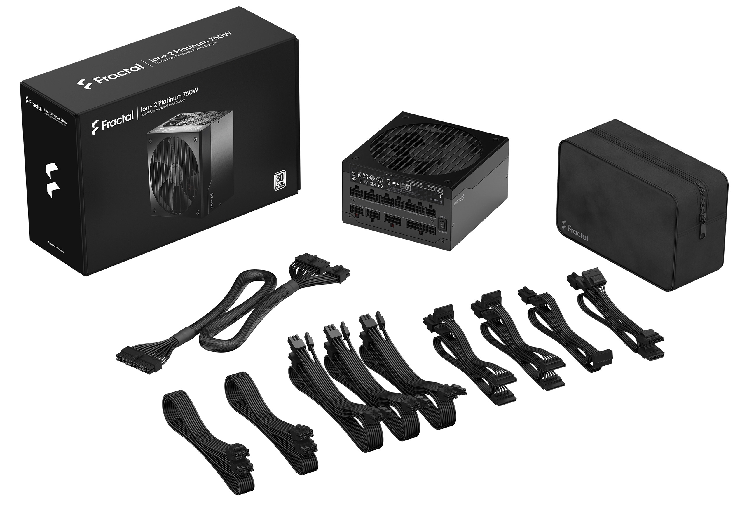 Fractal Design - Fonte Fractal Design Ion+ 2 760W 80+ Platinum Full Modular