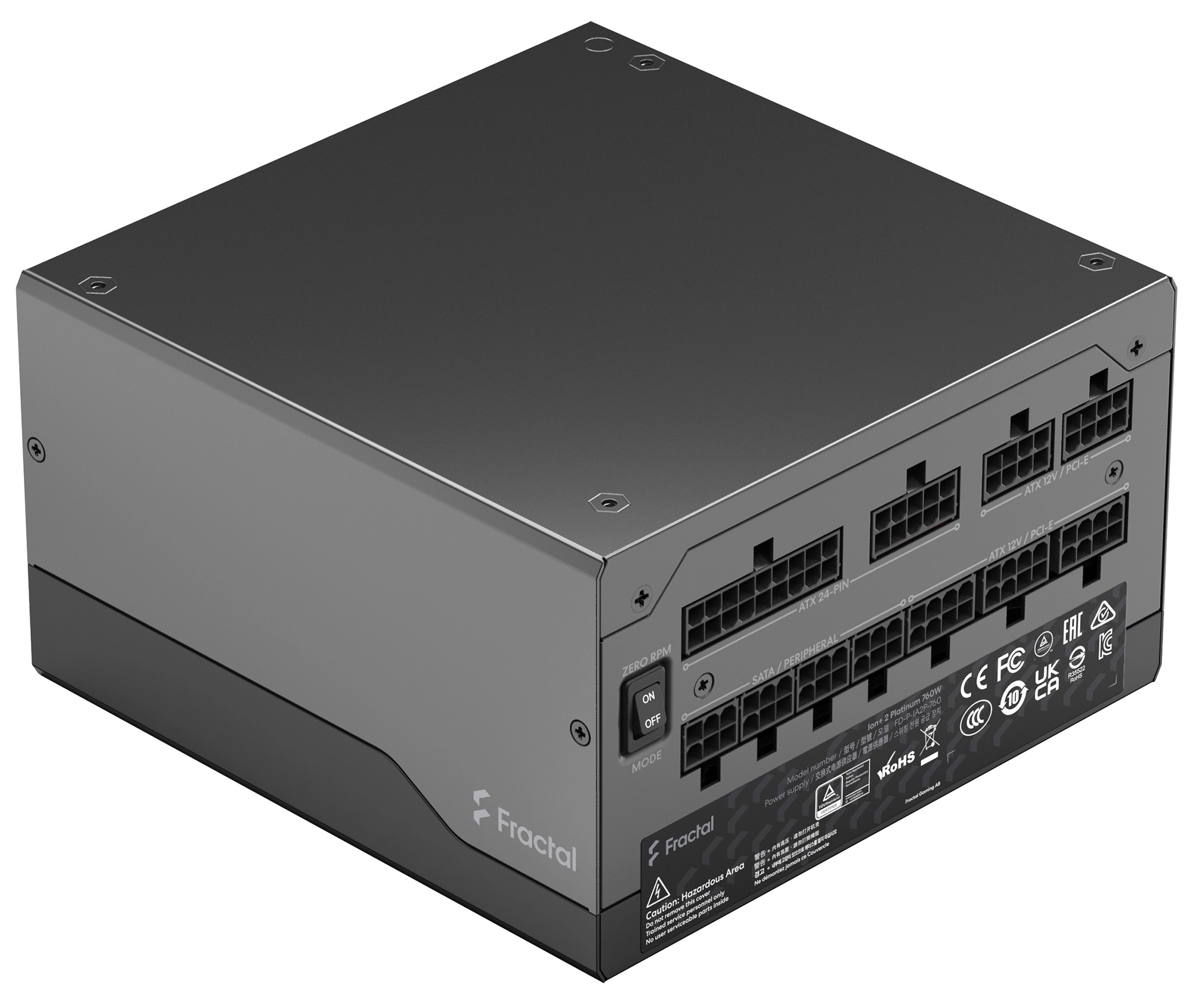 Fractal Design - Fonte Fractal Design Ion+ 2 760W 80+ Platinum Full Modular